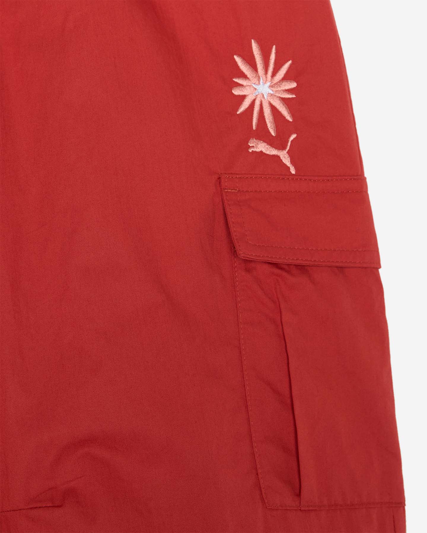 Pantalone PUMA TWILL SOLID JR - Rosso - 2 | Cisalfa Sport