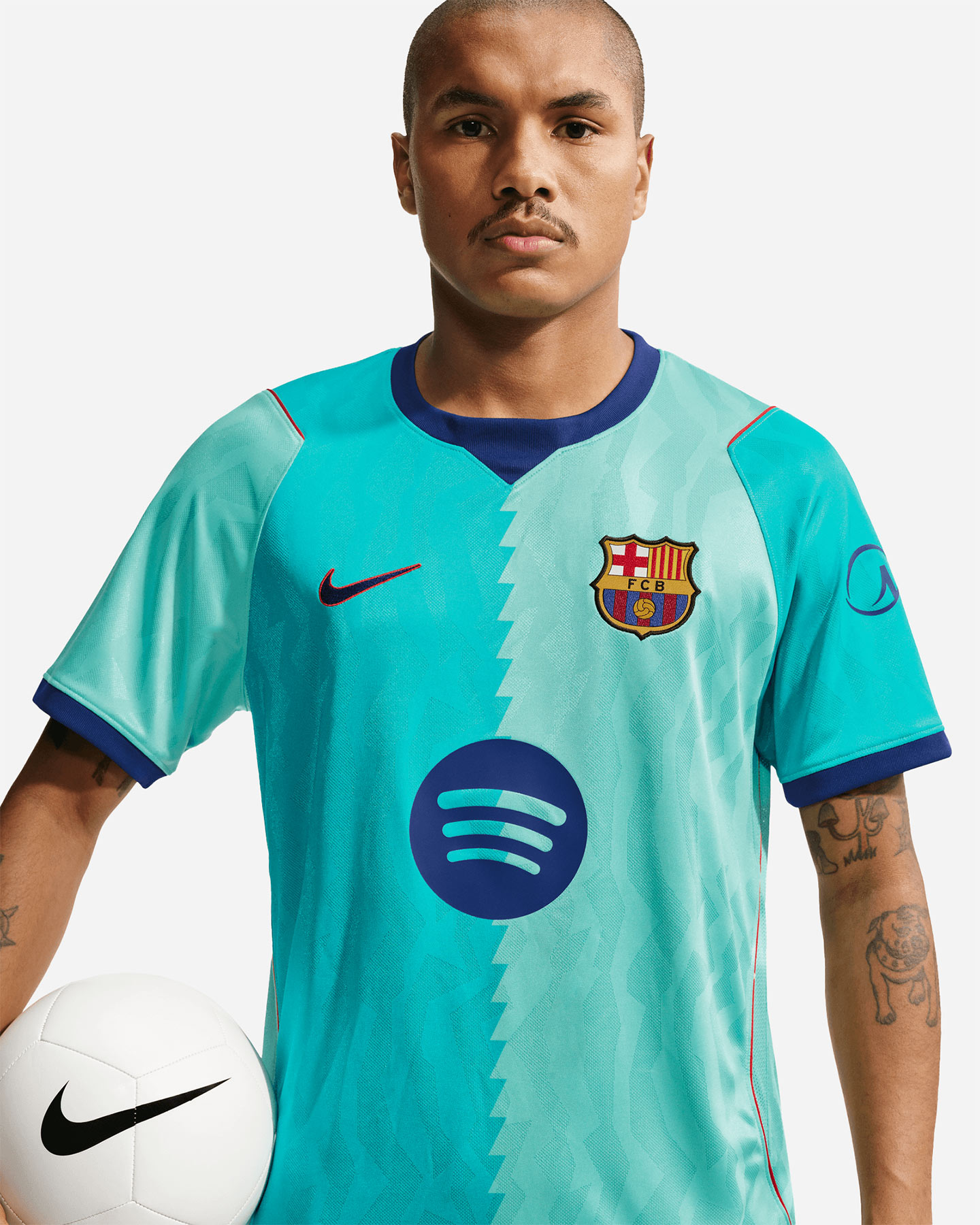 Maglia calcio ufficiale NIKE BARCELLONA 3RD 26-27 M - Color mix - 4 | Cisalfa Sport