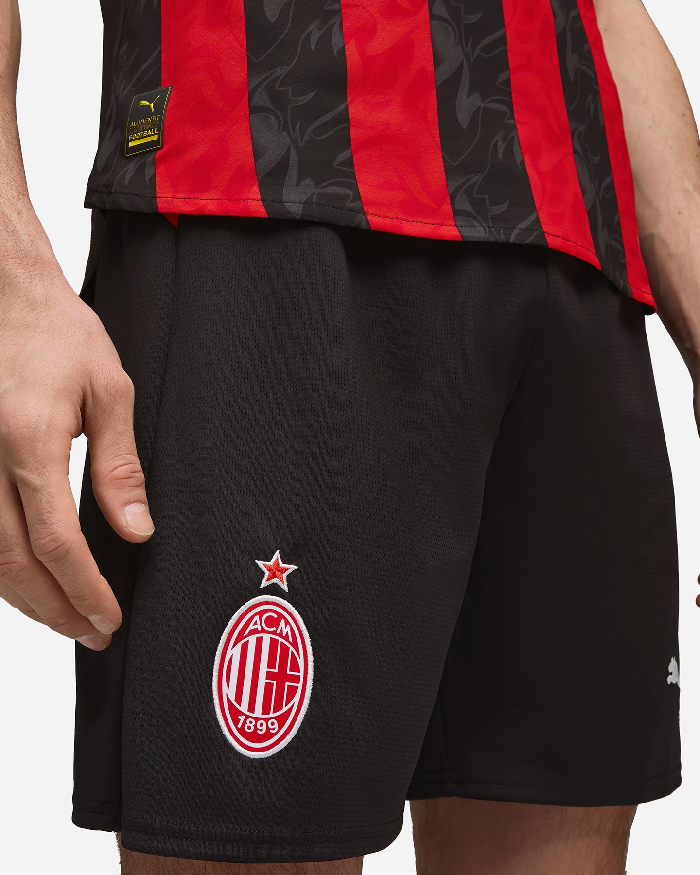 Pantaloncini calcio ufficiali PUMA MILAN HOME 25-26 M - Nero - 4 | Cisalfa Sport