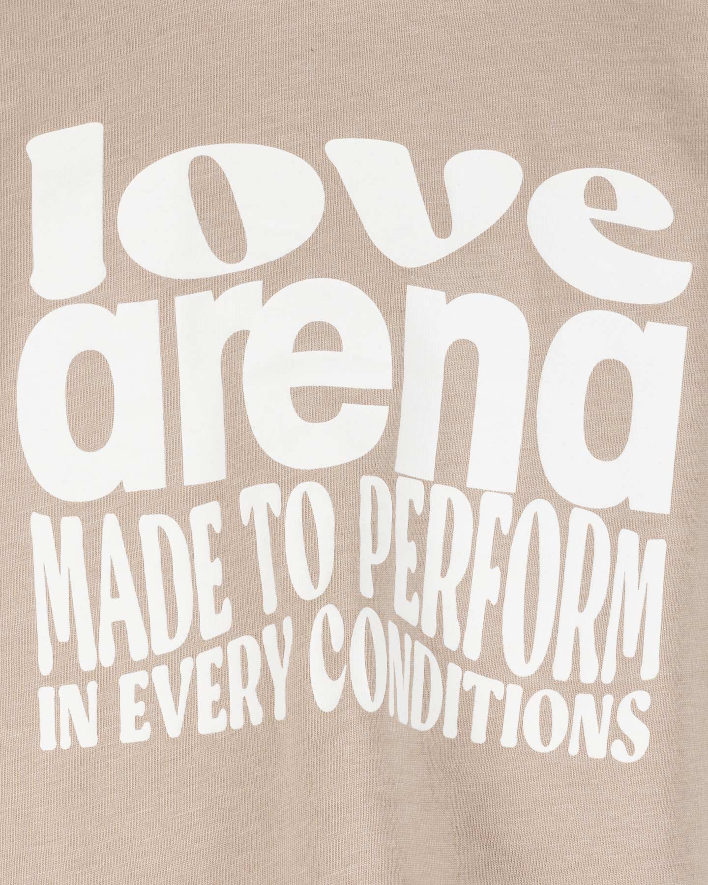 T-shirt ARENA LETTERING JR - Beige - 2 | Cisalfa Sport