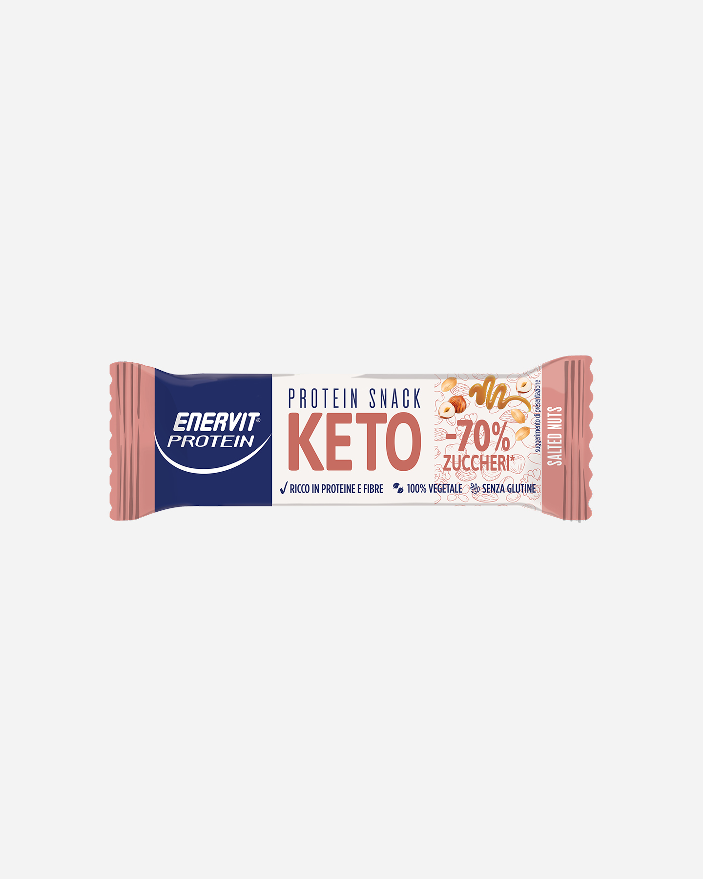 Energetico ENERVIT BARRETTA EP KETO SNACK SALTED NUTS  - Color mix - 0 | Cisalfa Sport