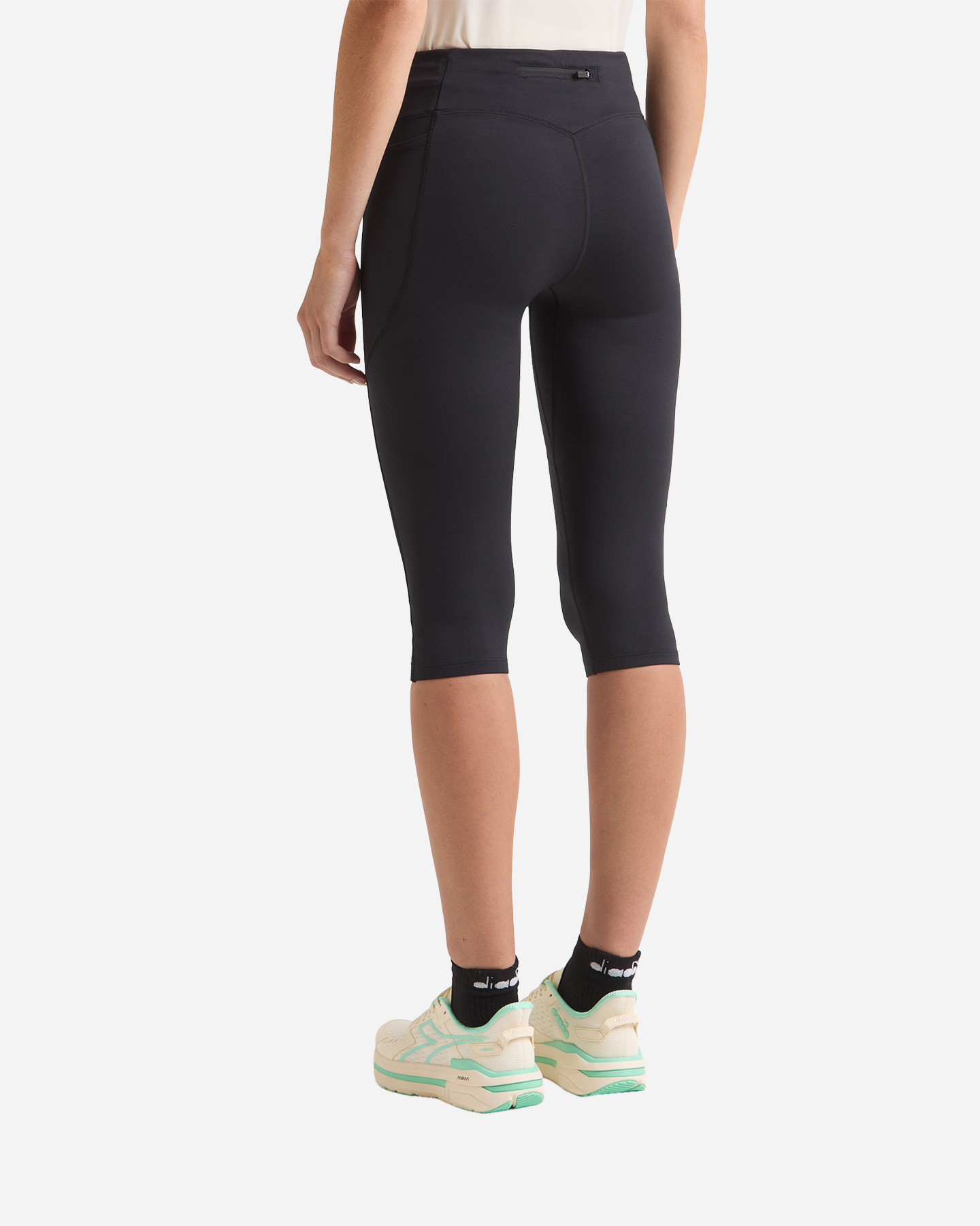 Capri running DIADORA RUN CREW W - Nero - 2 | Cisalfa Sport