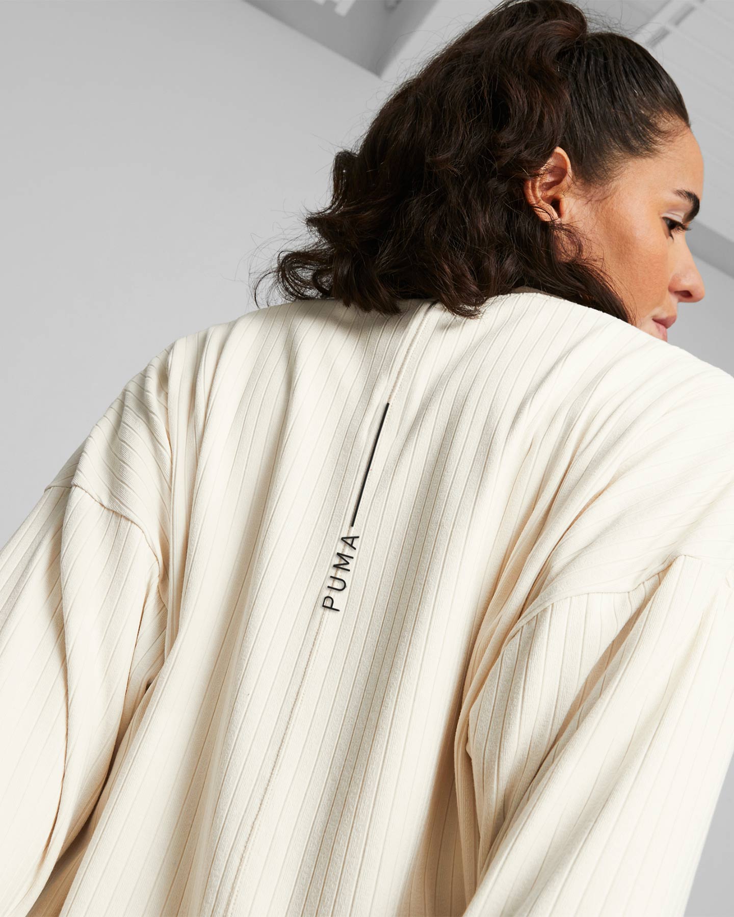 Felpa training PUMA STUDIO W - Bianco - 4 | Cisalfa Sport