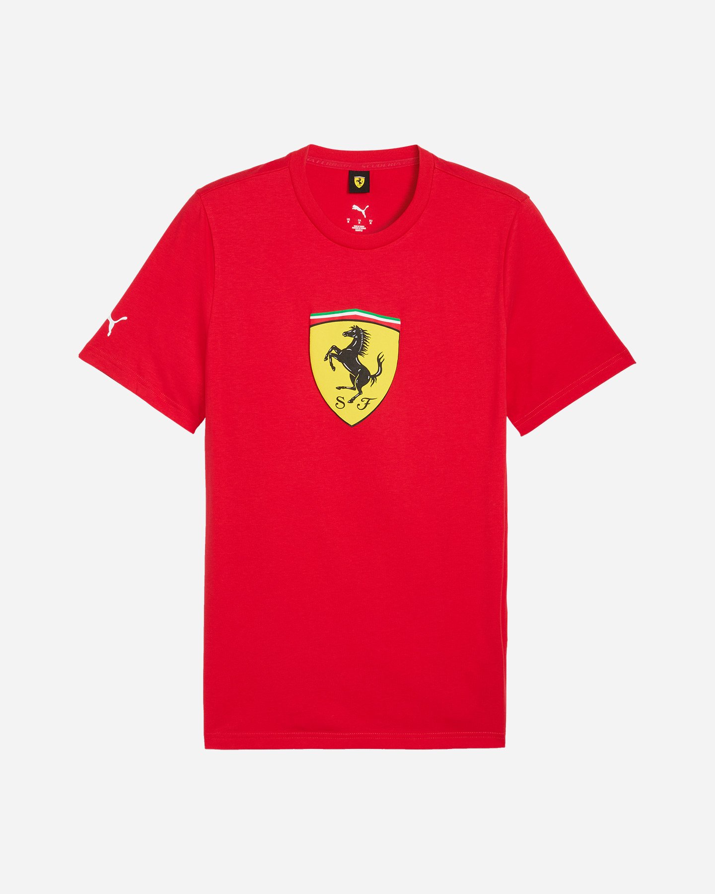 T-shirt PUMA FERRARI SPORTSW COLORED SHIELD M - Rosso - 0 | Cisalfa Sport