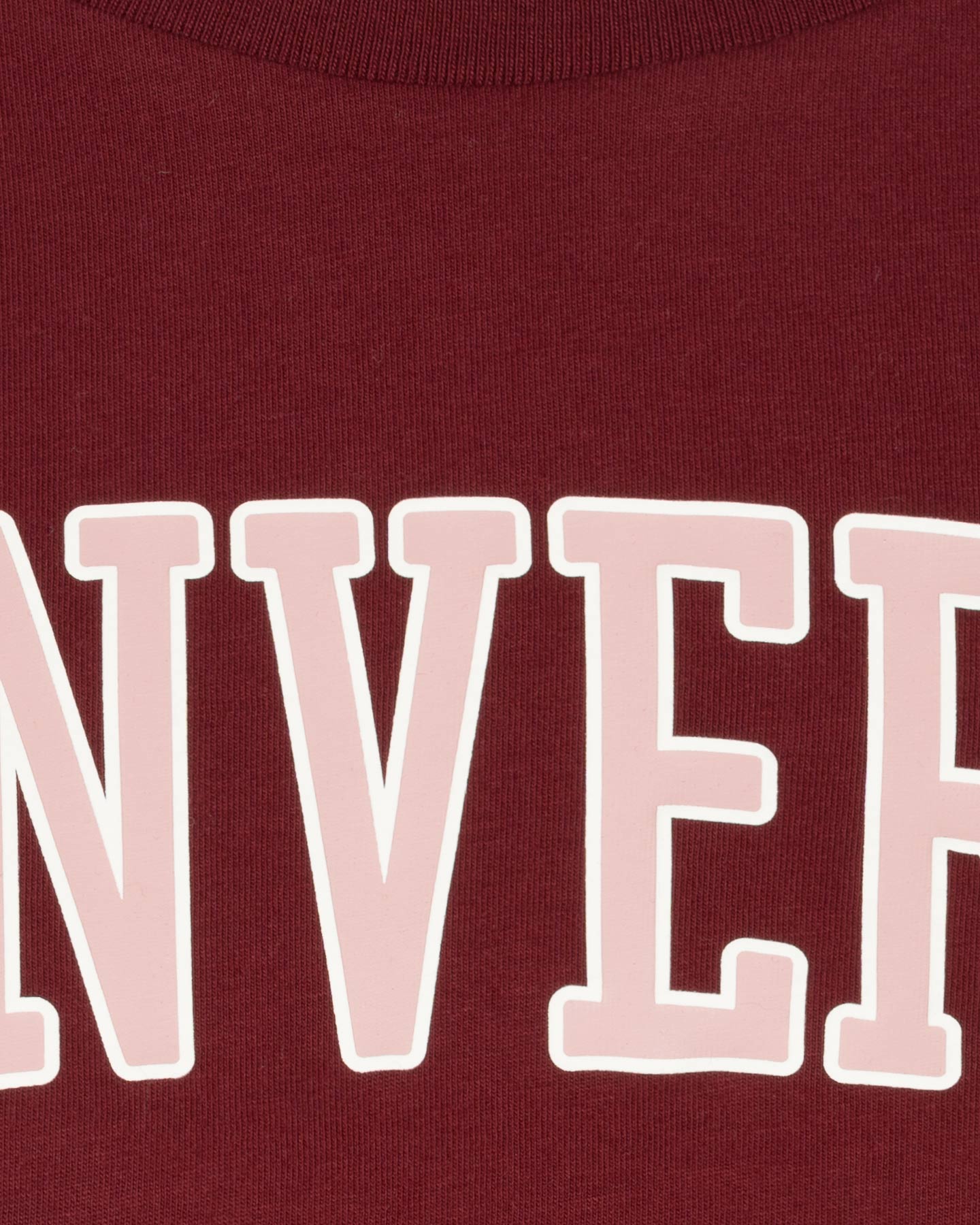 T-shirt CONVERSE COLLEGIATE LOOSE CROP W - Rosa - 2 | Cisalfa Sport