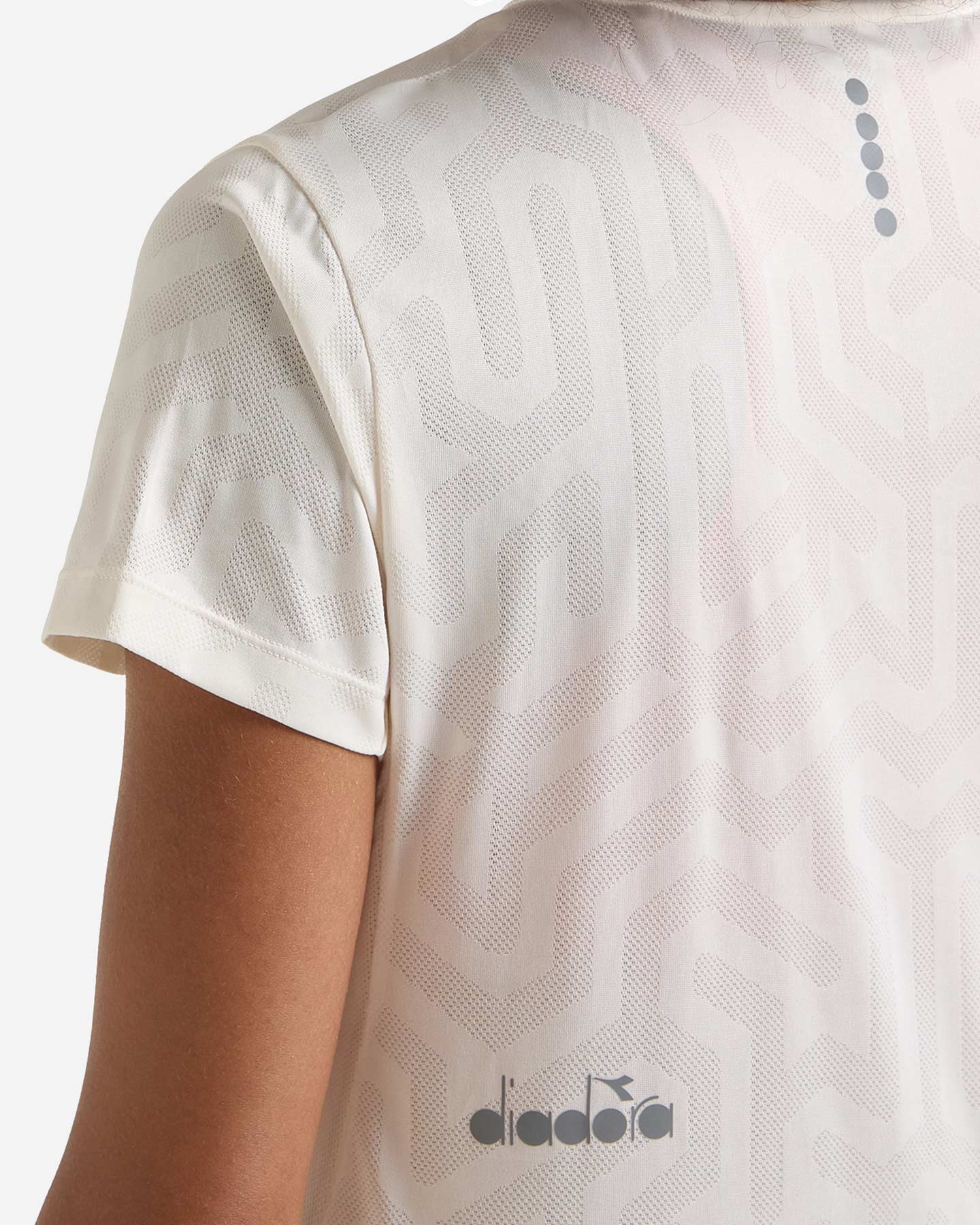 T-shirt running DIADORA SUPERLIGHT W - Bianco - 4 | Cisalfa Sport