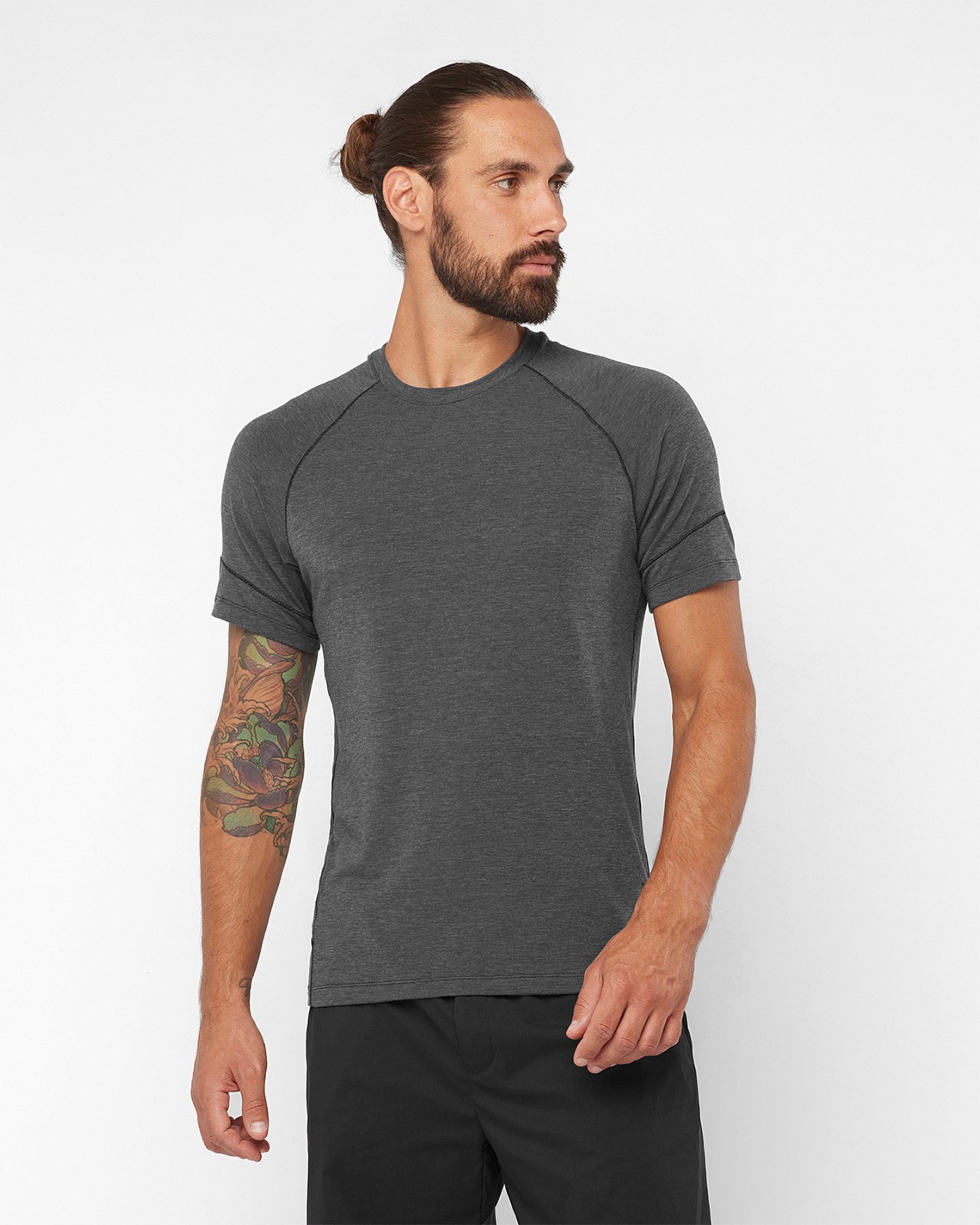 T-shirt SALOMON RUNLIFE M - Nero - 2 | Cisalfa Sport