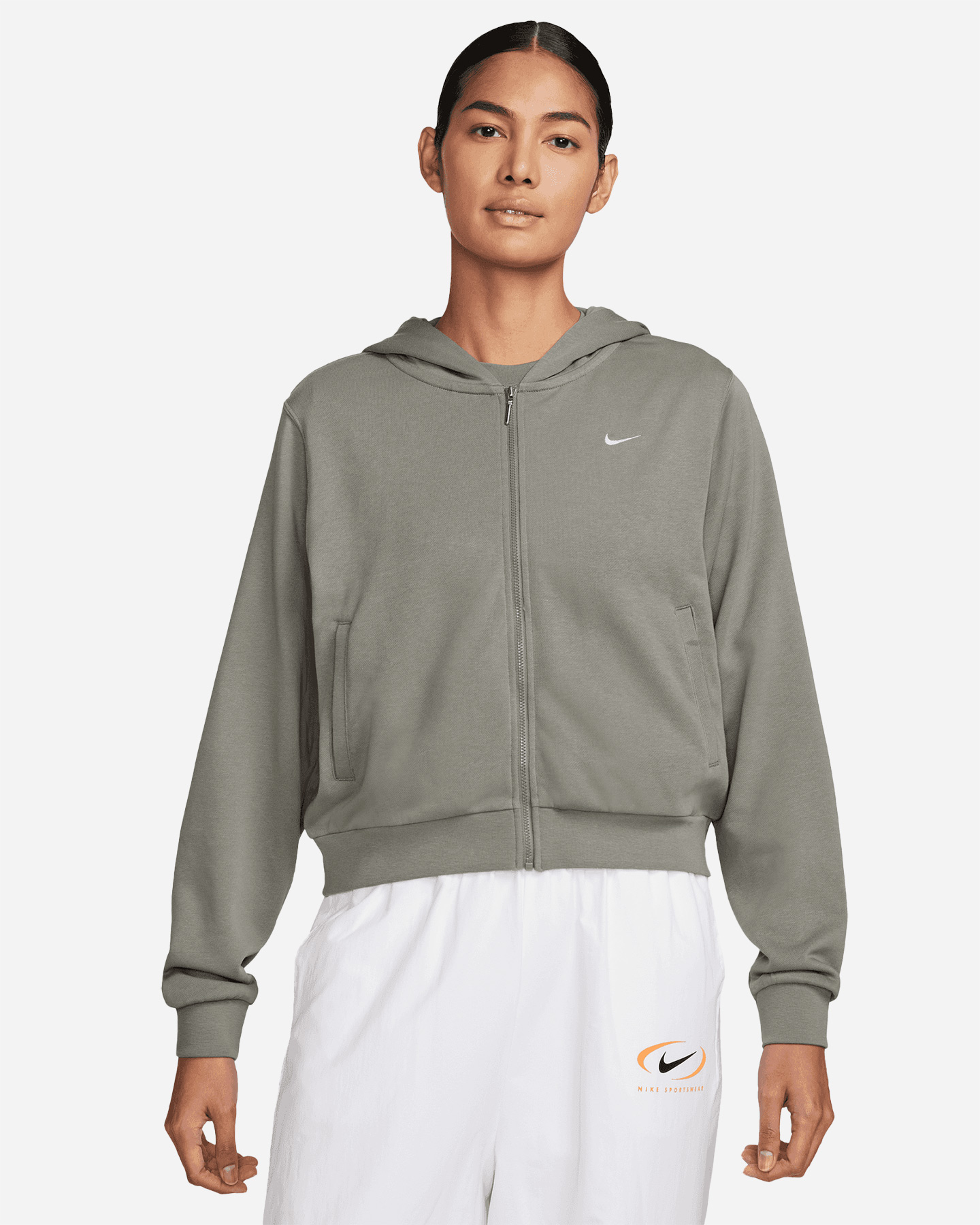 Felpa NIKE CHILL SMALL LOGO W - Verde - 0 | Cisalfa Sport