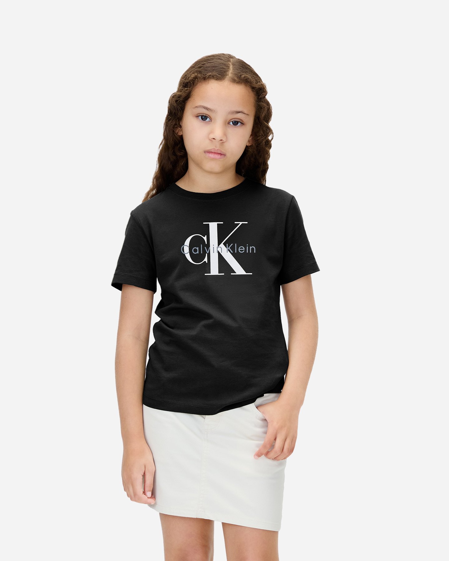 T-shirt CALVIN KLEIN JEANS MONOGRAM JR - Nero - 1 | Cisalfa Sport