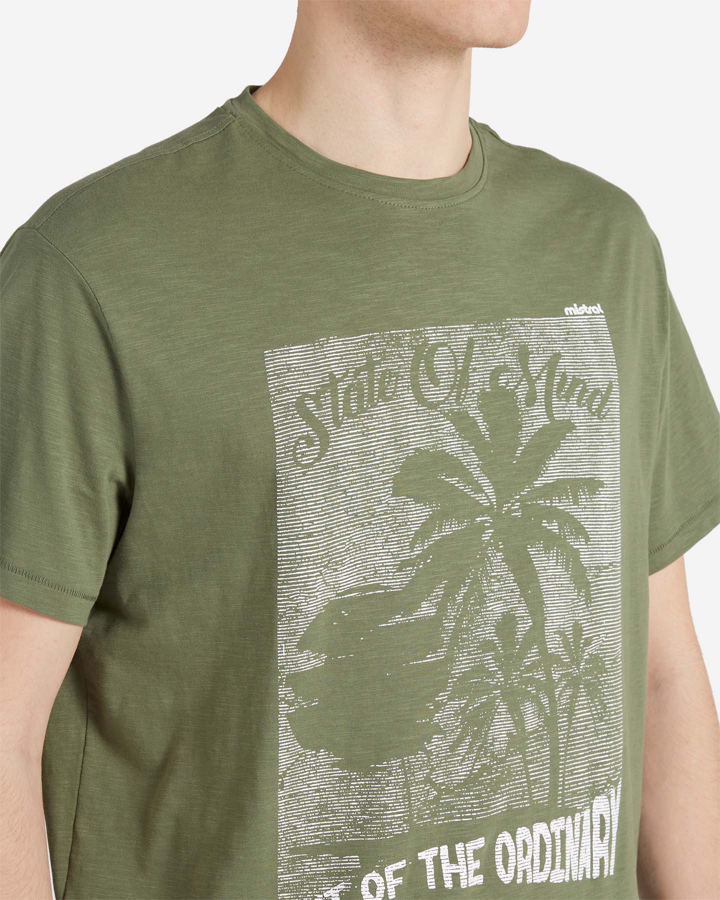 T-shirt MISTRAL LIFESTYLE M - Verde - 4 | Cisalfa Sport