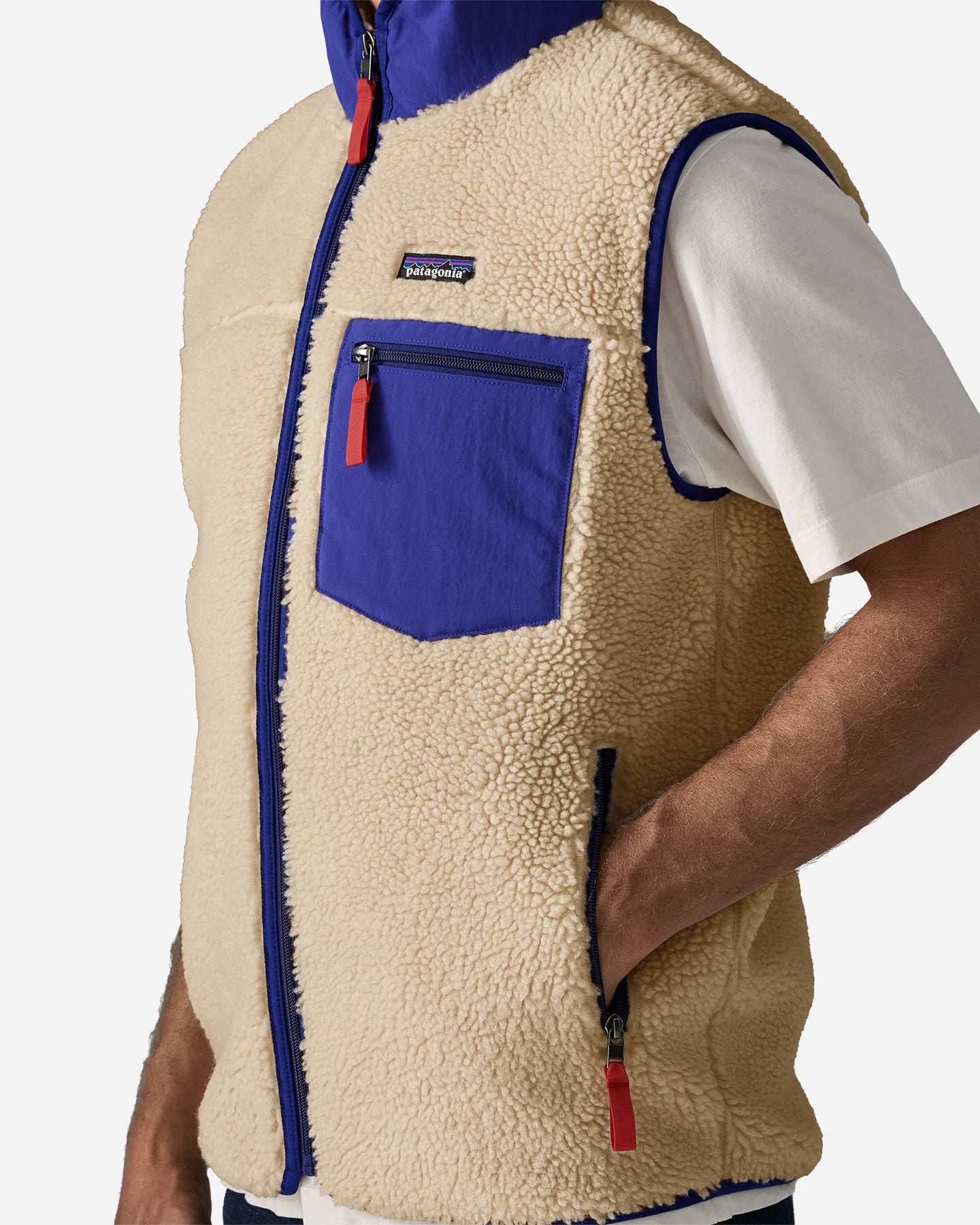 Gilet PATAGONIA CLASSIC RETRO-X M - Blu - 4 | Cisalfa Sport