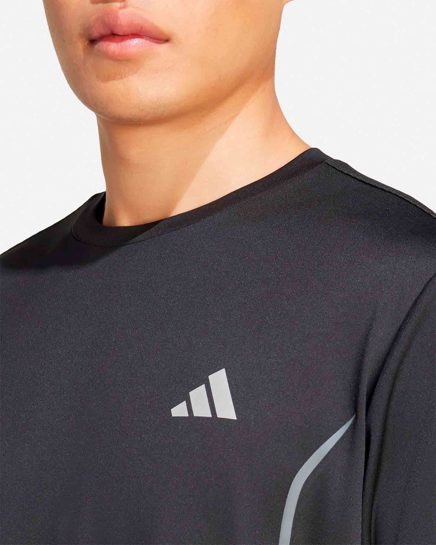 T-shirt training ADIDAS TECH M - Nero - 4 | Cisalfa Sport
