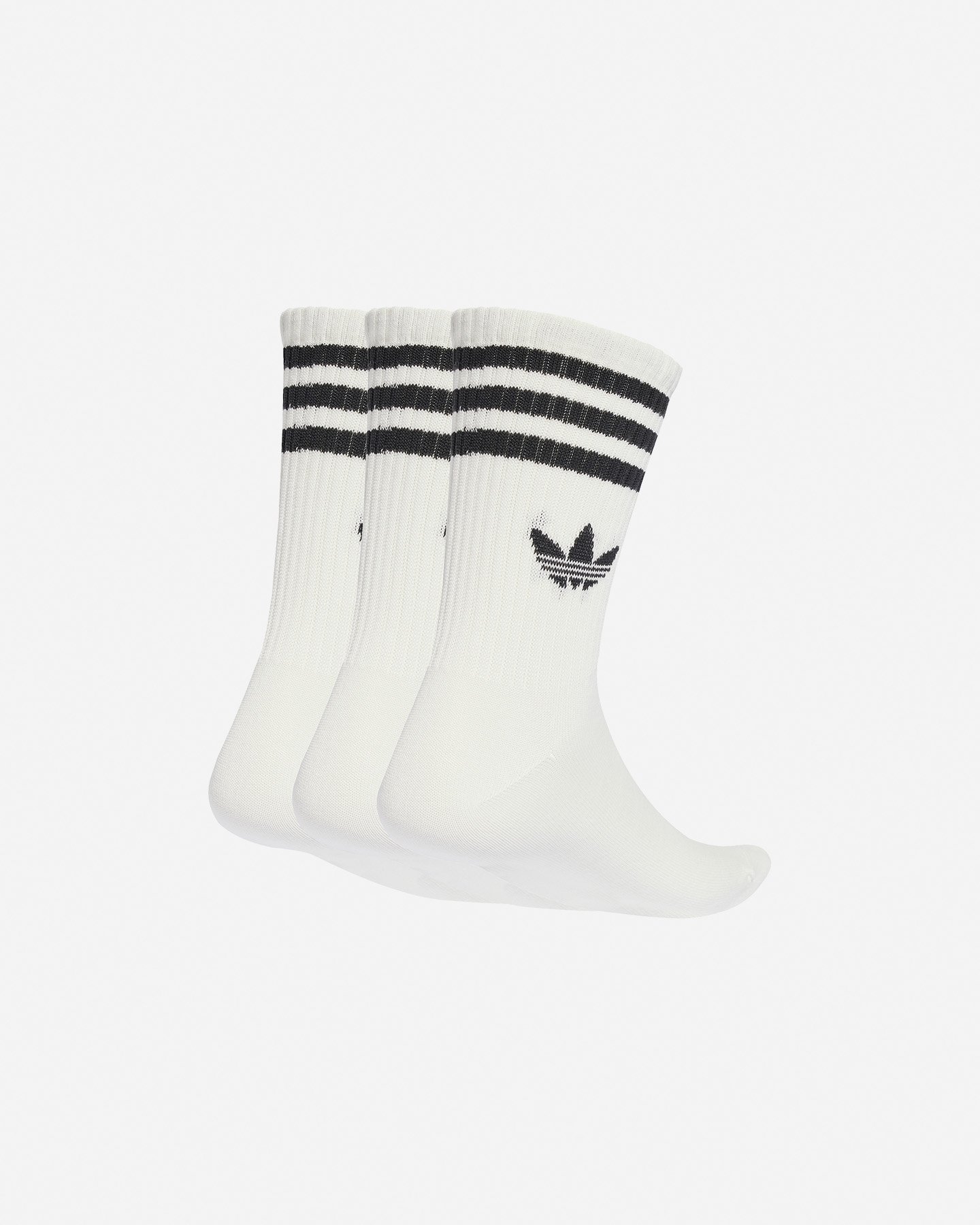 Calze ADIDAS CREW 3PACK MID W - Bianco - 1 | Cisalfa Sport