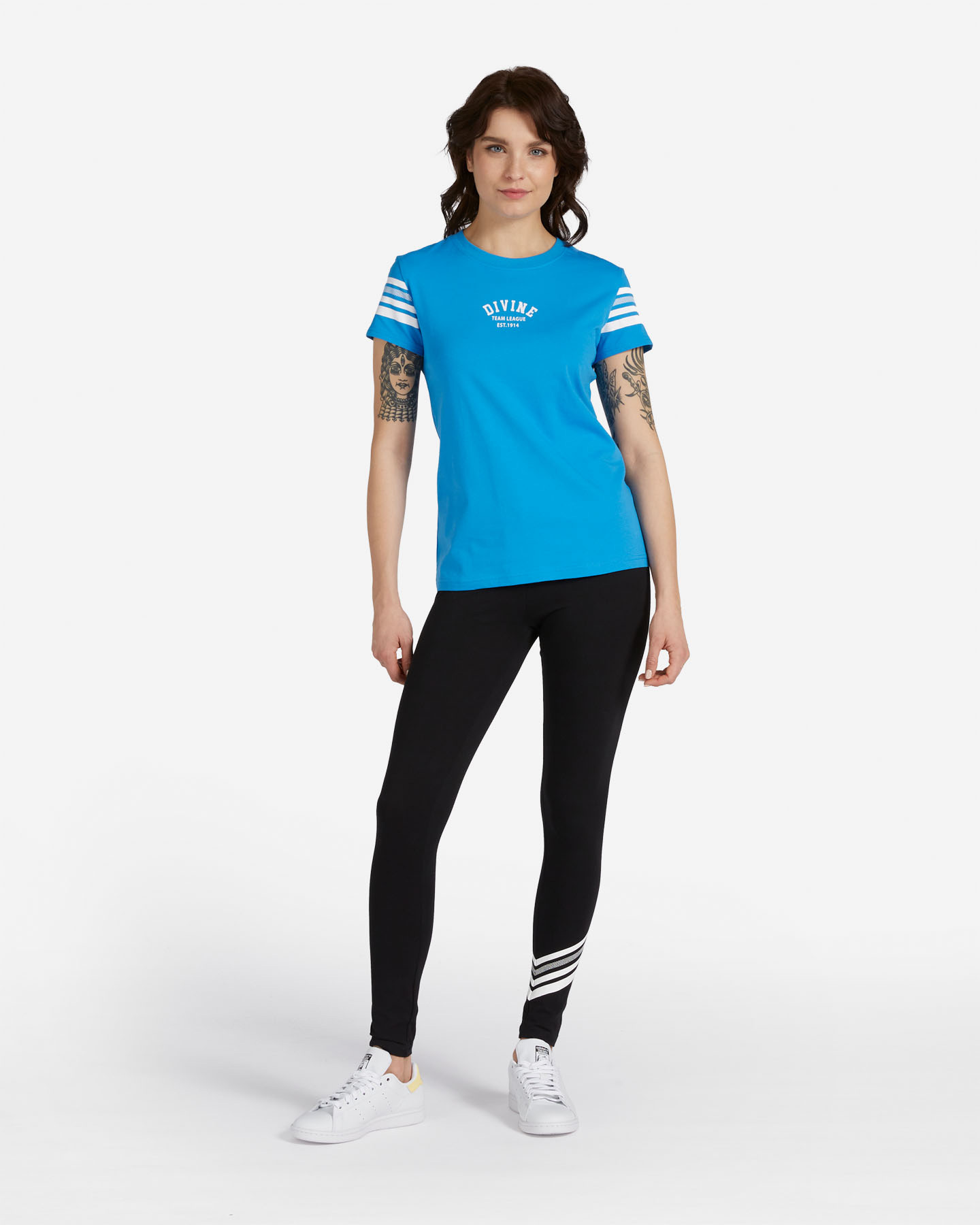 T-shirt ADMIRAL VARSITY W - Blu royal - 1 | Cisalfa Sport