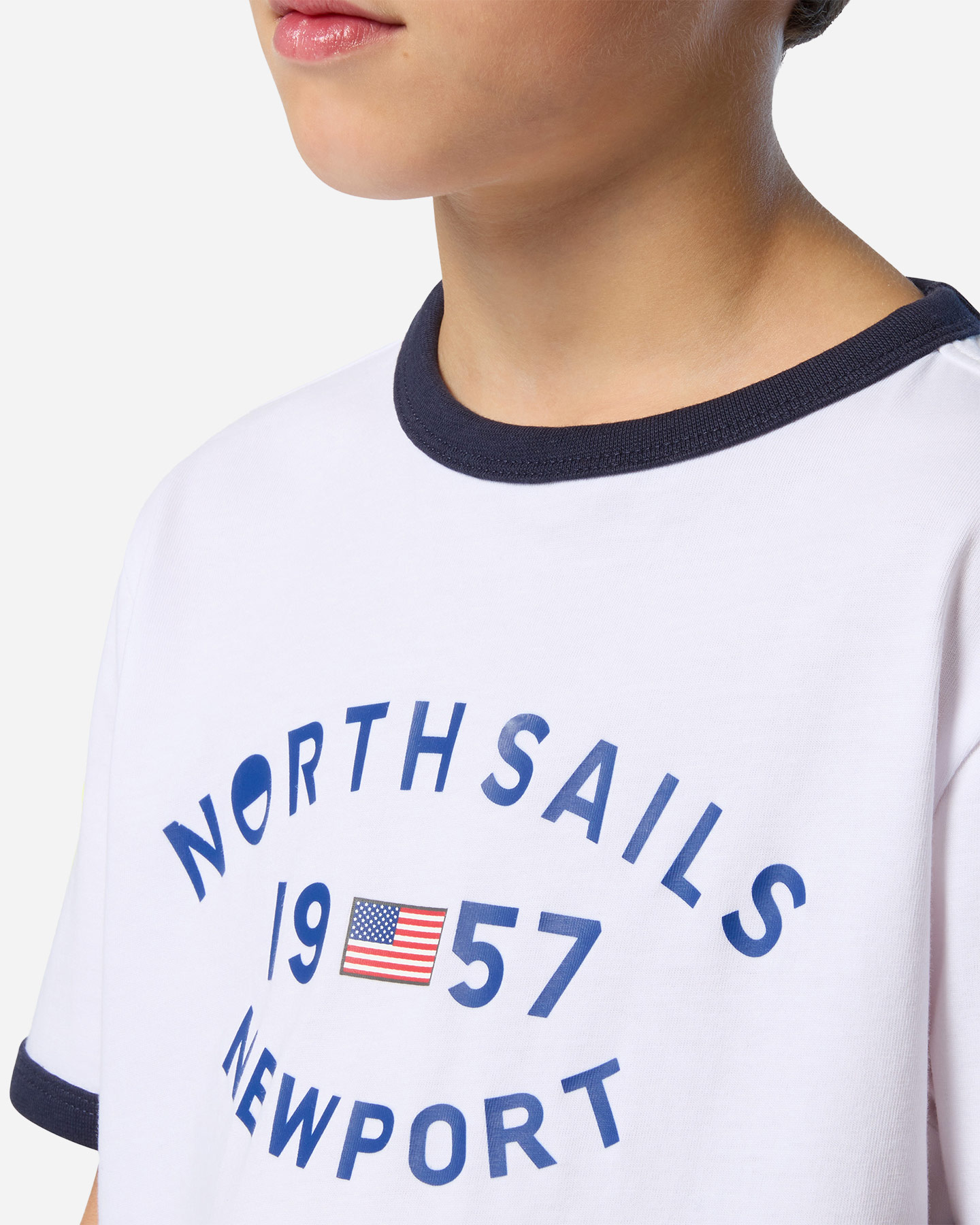 T-shirt NORTH SAILS RIBS JR - Bianco - 4 | Cisalfa Sport