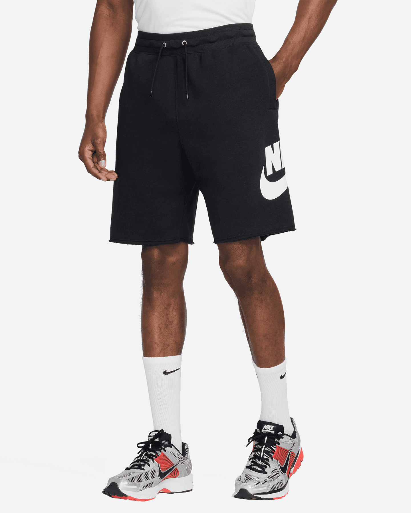 Pantaloncini NIKE ALUMNI BIG LOGO M - Nero - 2 | Cisalfa Sport