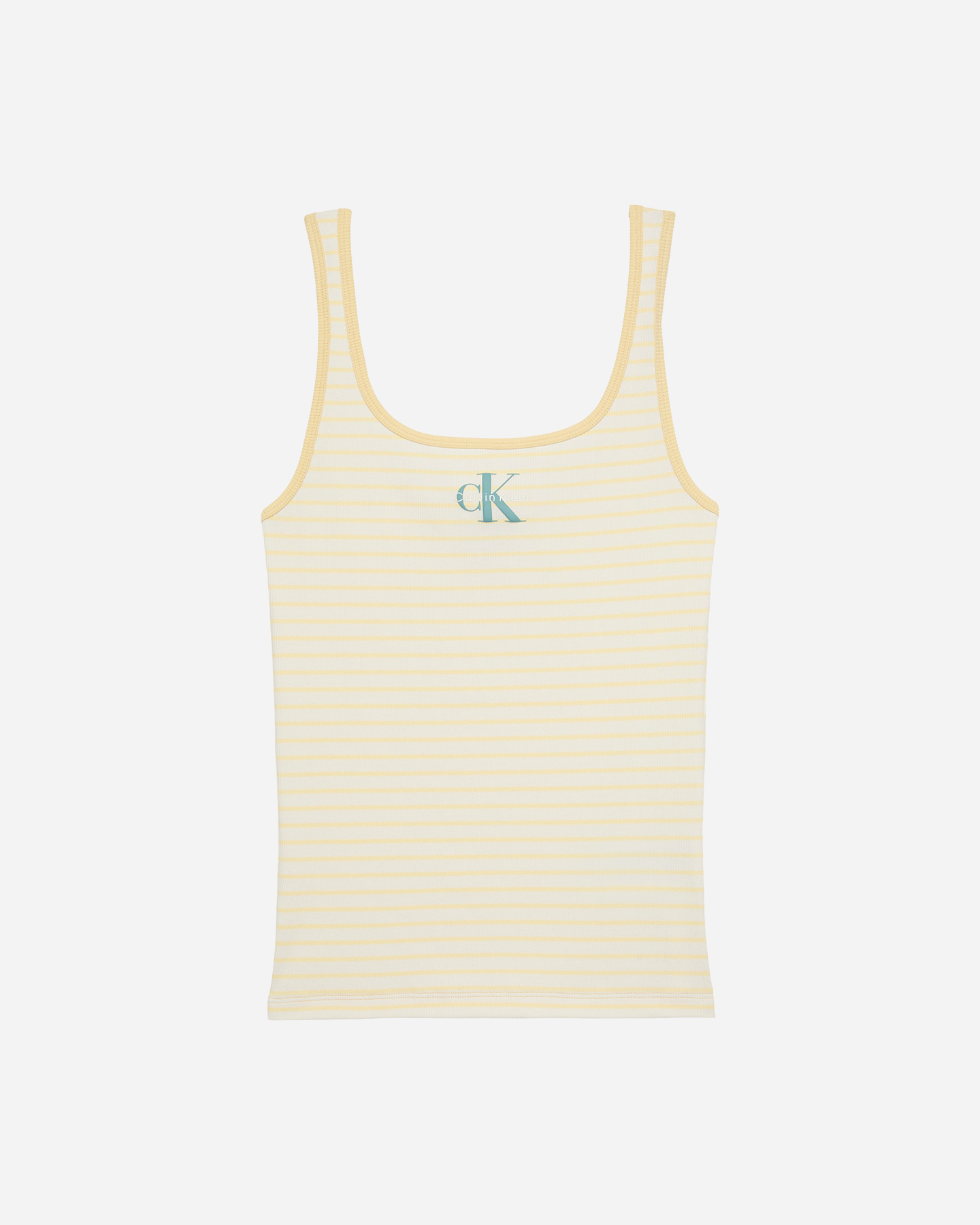Canotta CALVIN KLEIN JEANS LOGO STRIPE W - Giallo - 0 | Cisalfa Sport