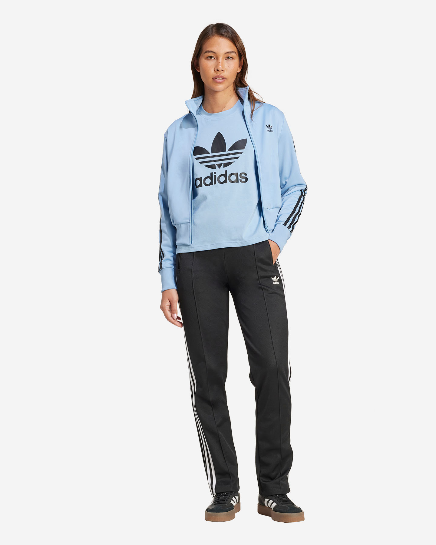 Felpa ADIDAS ORIGINAL FIREBIRD W - Blu - 3 | Cisalfa Sport