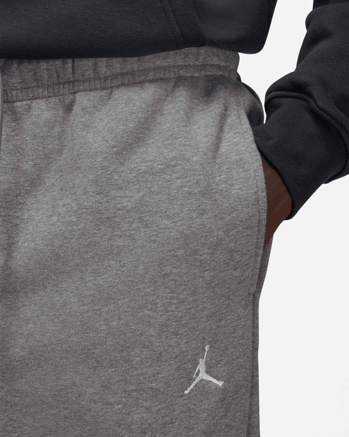 Pantalone NIKE FLC BROOKLYN JORDAN M - Grigio - 3 | Cisalfa Sport