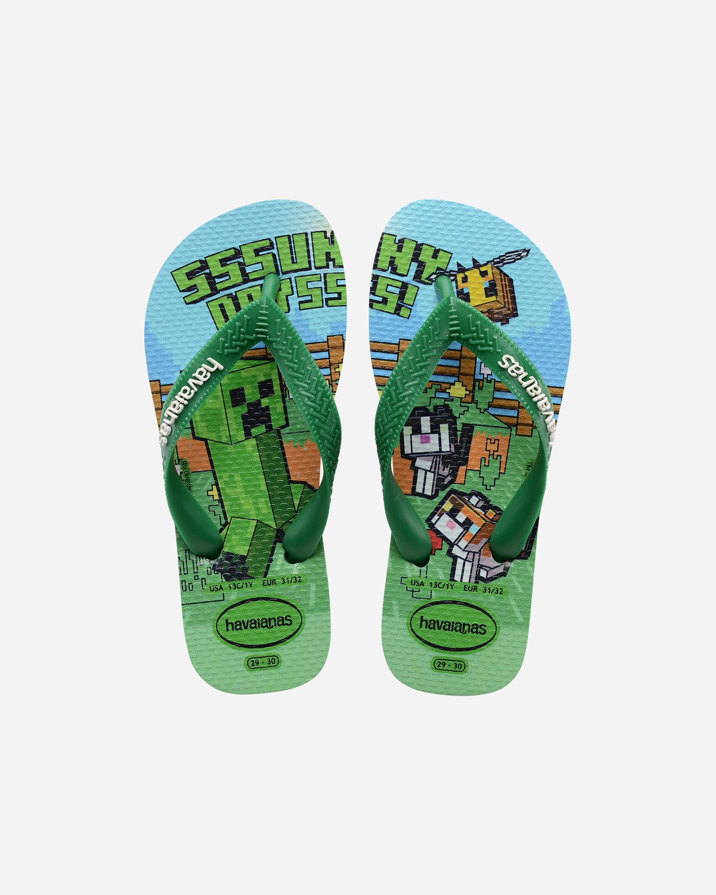 Infradito HAVAIANAS MINECRAFT JR - Verde - 0 | Cisalfa Sport
