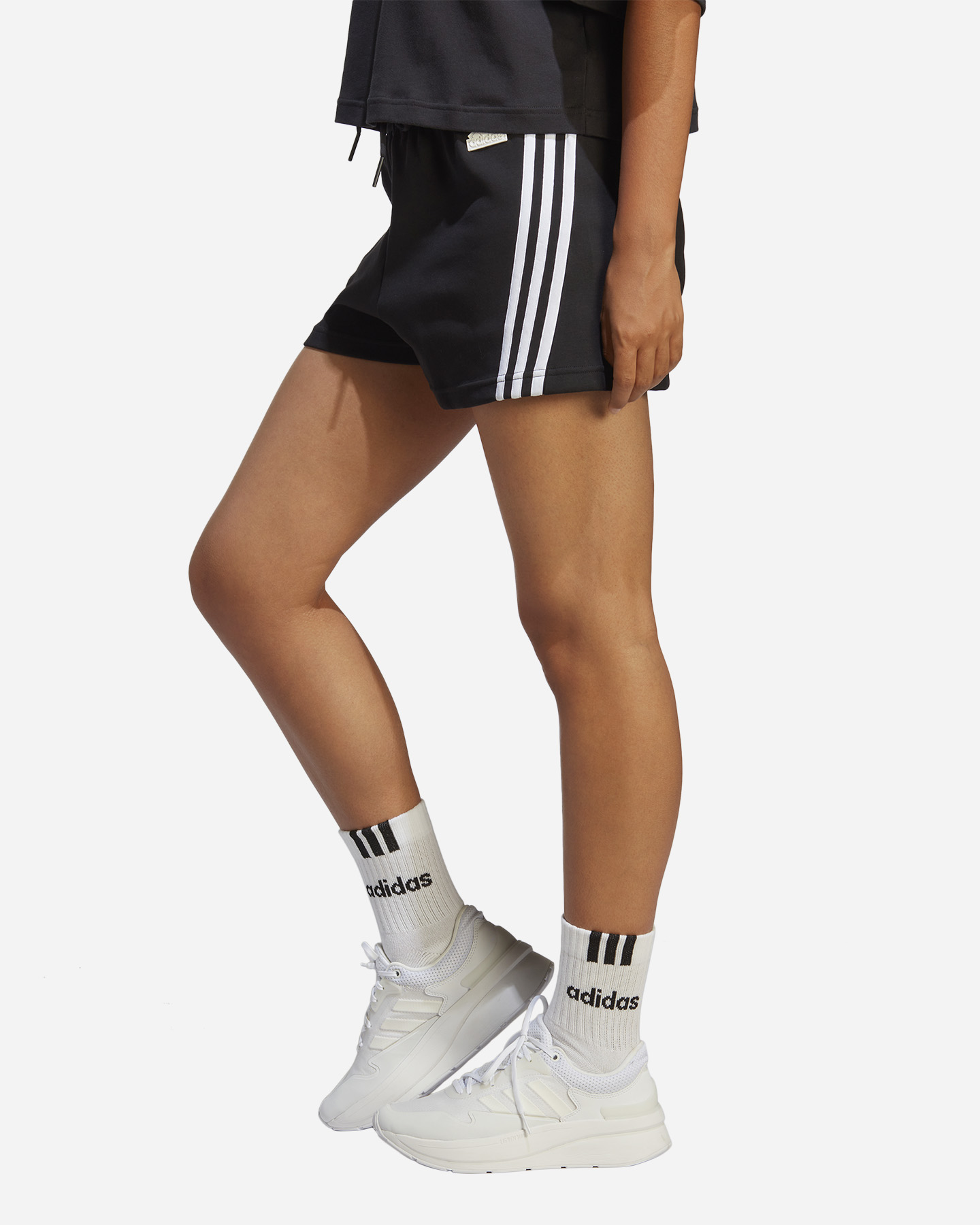 Pantaloncini ADIDAS 3STRIPES NEW LOGO W - Nero - 2 | Cisalfa Sport