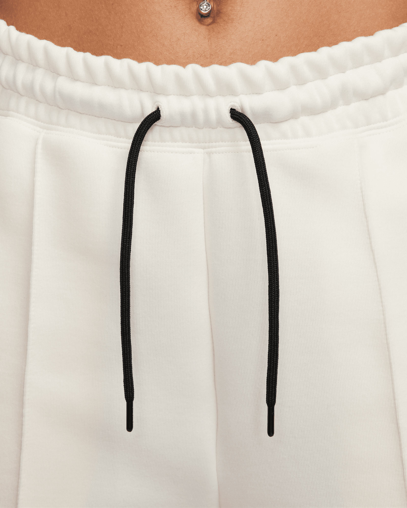 Pantalone NIKE TECH FLEECE CUFFS W - Bianco - 5 | Cisalfa Sport