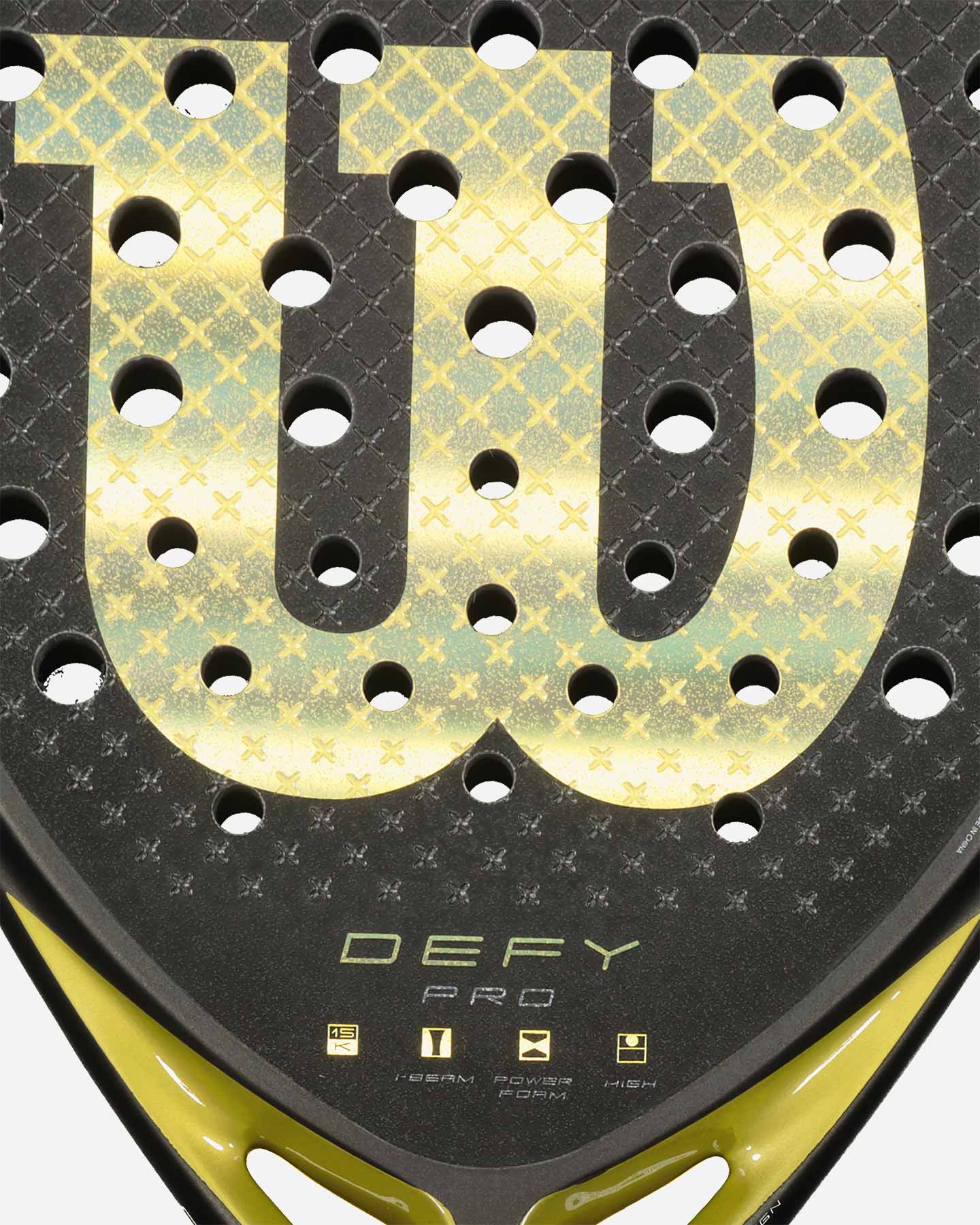 Racchetta padel intermedia WILSON DEFY PRO V1 PADEL  - Nero - 3 | Cisalfa Sport