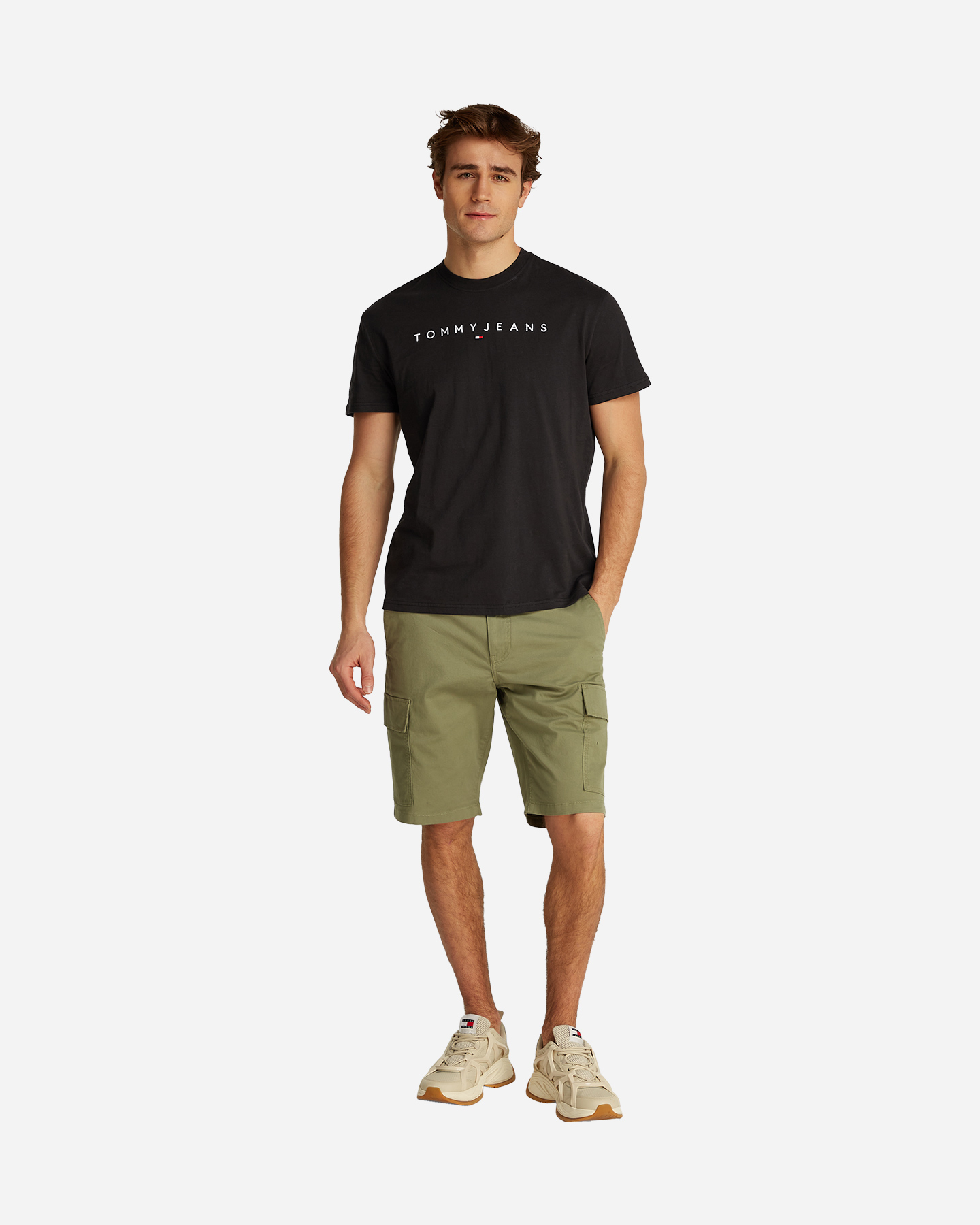 T-shirt TOMMY HILFIGER LINEAR LOGO M - Nero - 3 | Cisalfa Sport