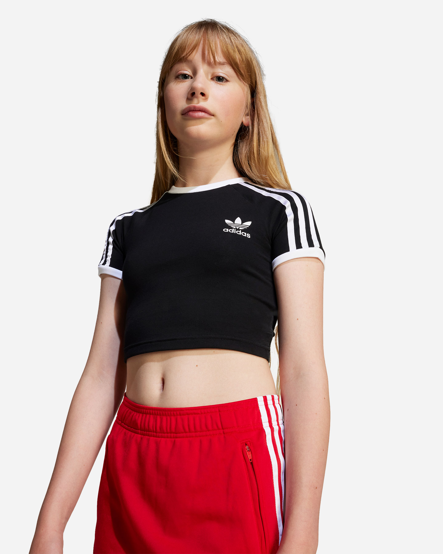 T-shirt ADIDAS CROP JR - Nero - 3 | Cisalfa Sport