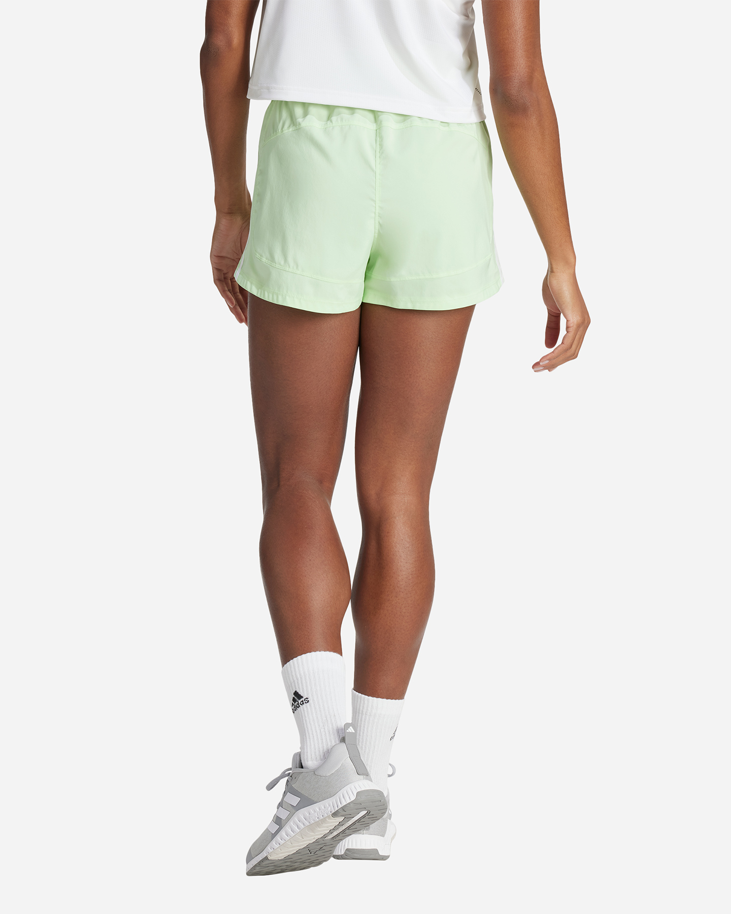 Short training ADIDAS 3STRIPES W - Verde - 2 | Cisalfa Sport
