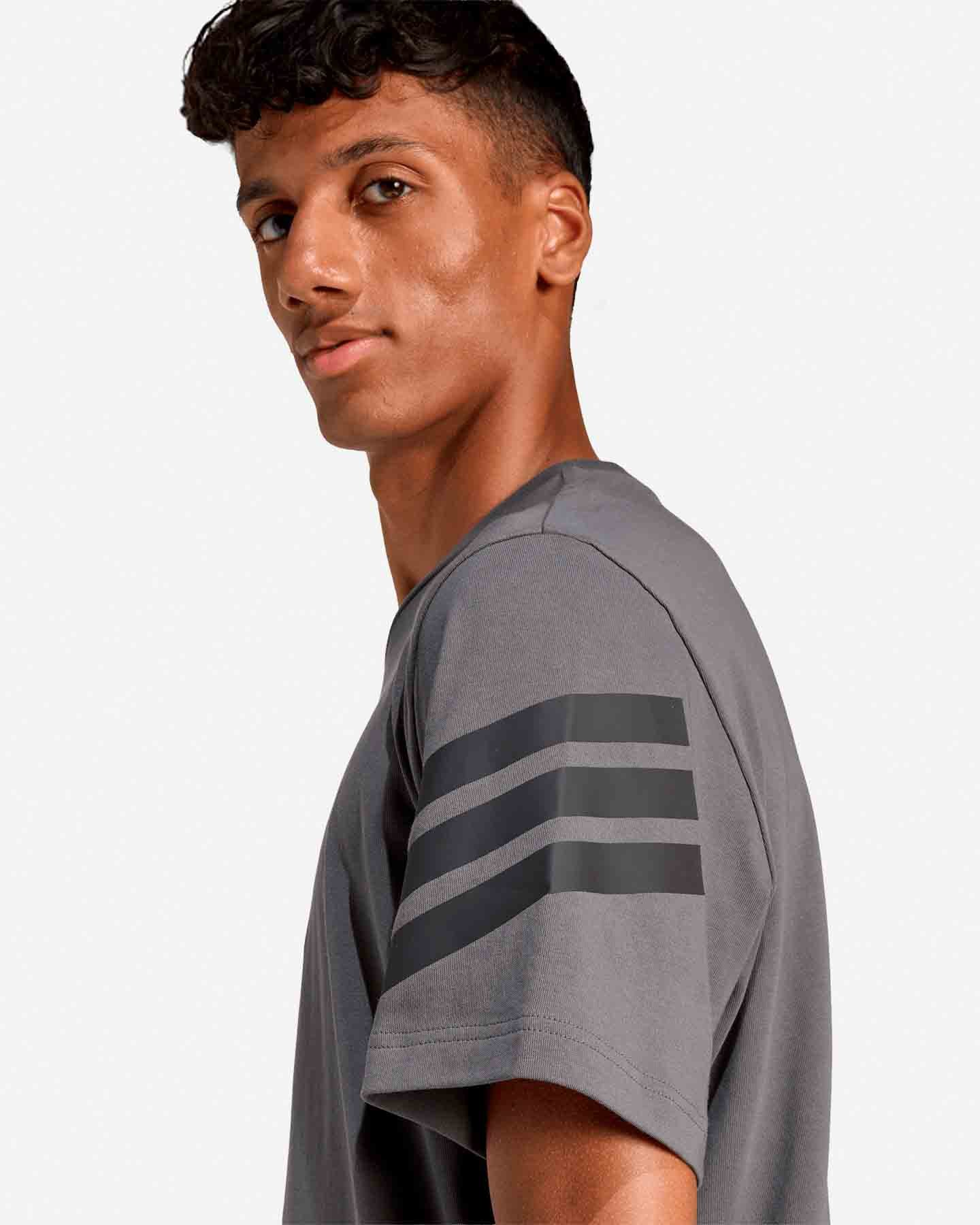 T-shirt ADIDAS FUTURE ICONS 3STRIPES M - Grigio - 5 | Cisalfa Sport