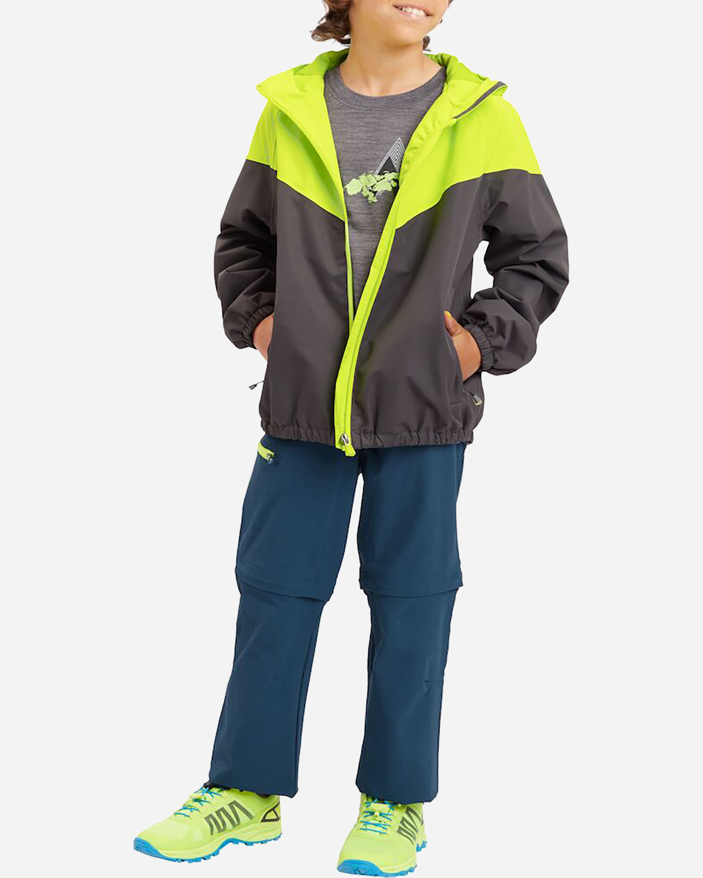 Giacca outdoor MCKINLEY MANCOR 2L HD JR - Antracite - 1 | Cisalfa Sport