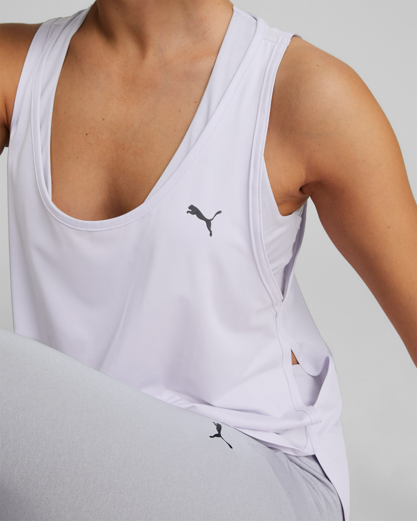 Canotta training PUMA YOGA W - Lilla - 4 | Cisalfa Sport