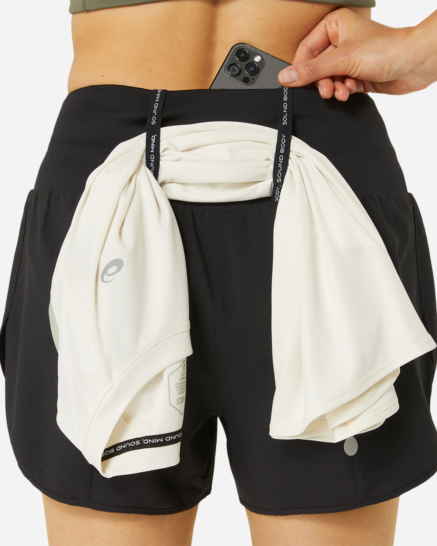 Short running ASICS ROAD 3.5IN W - Nero - 7 | Cisalfa Sport