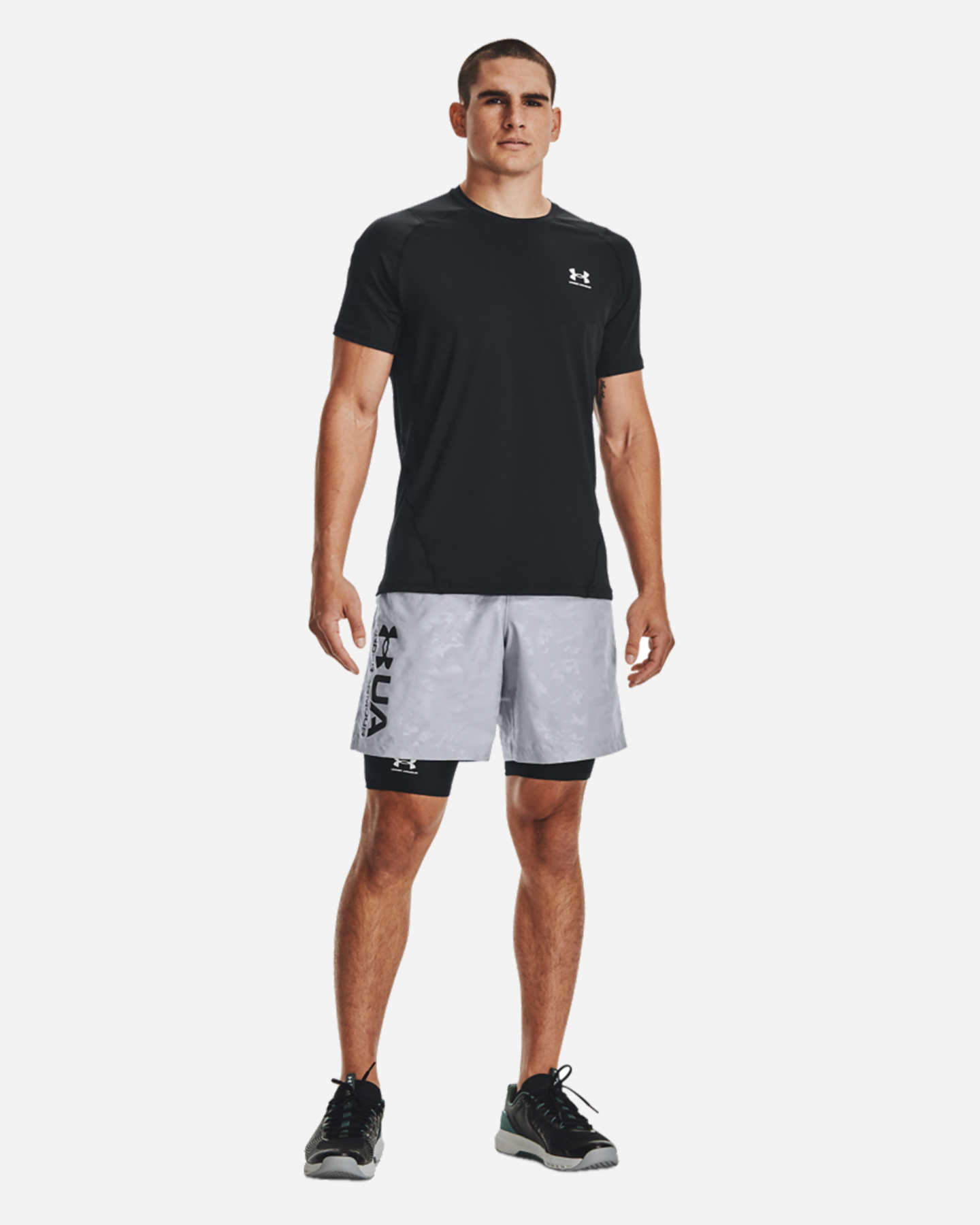 Pantalone training UNDER ARMOUR HEATGEAR M - Nero - 2 | Cisalfa Sport