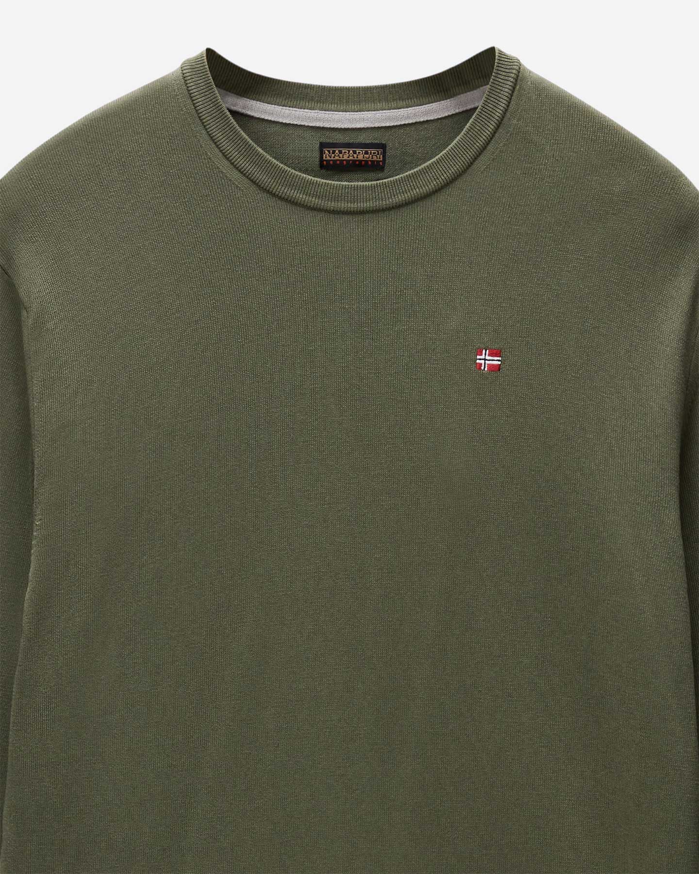 Maglione NAPAPIJRI SMALL LOGO M - Verde - 5 | Cisalfa Sport