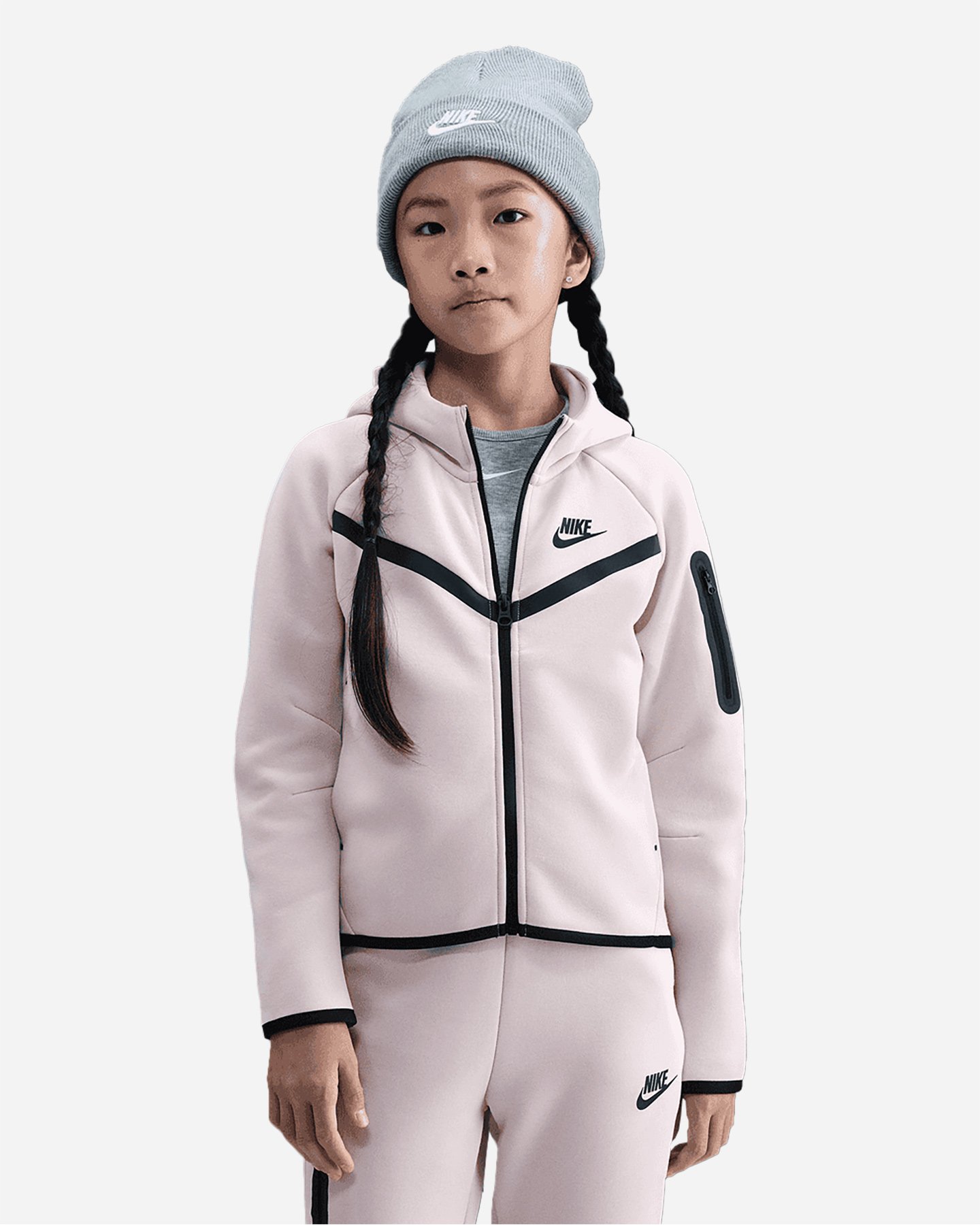 Felpa NIKE TECH FLEECE 2 JR - Rosa - 0 | Cisalfa Sport