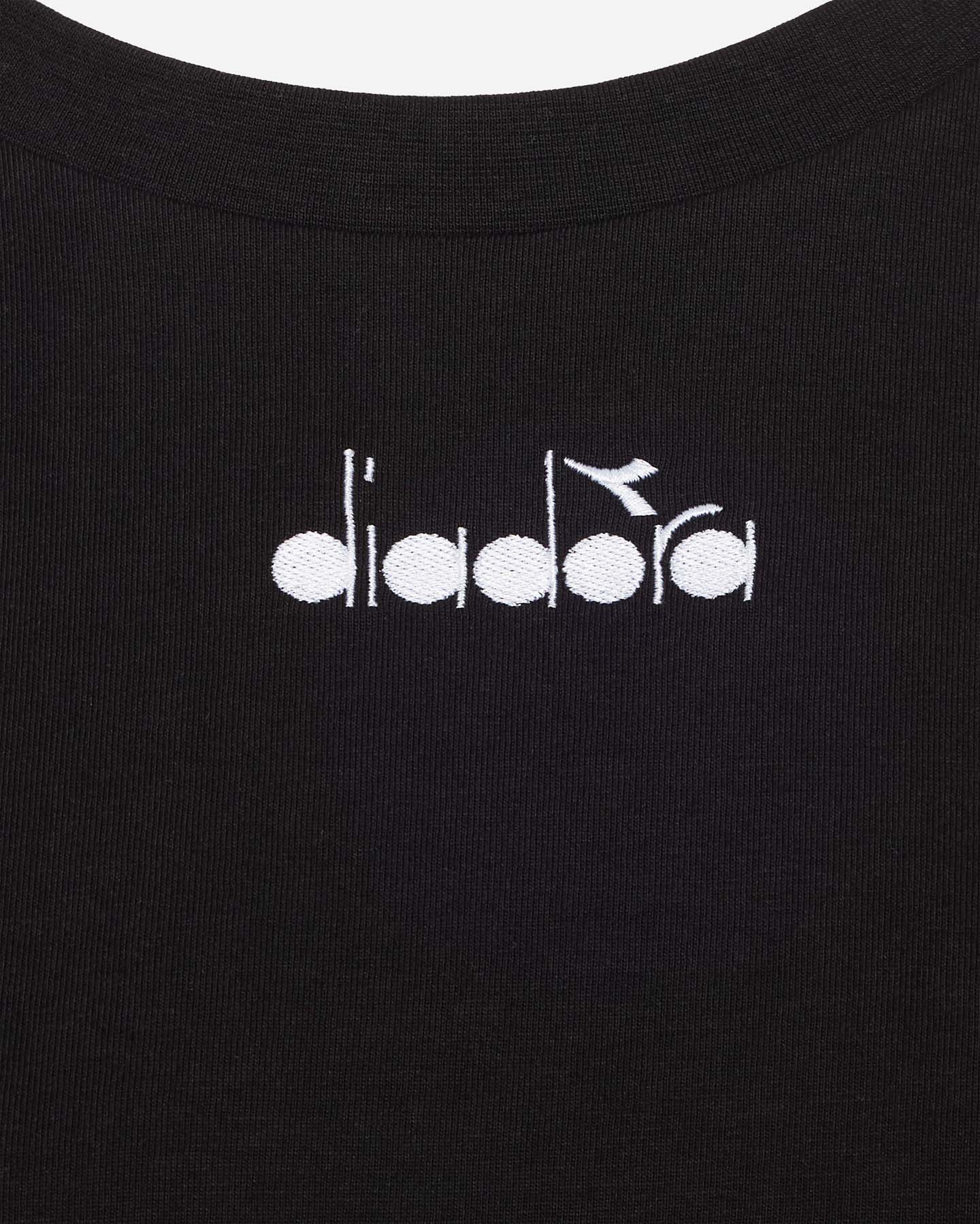 T-shirt DIADORA LOGO W - Nero - 2 | Cisalfa Sport