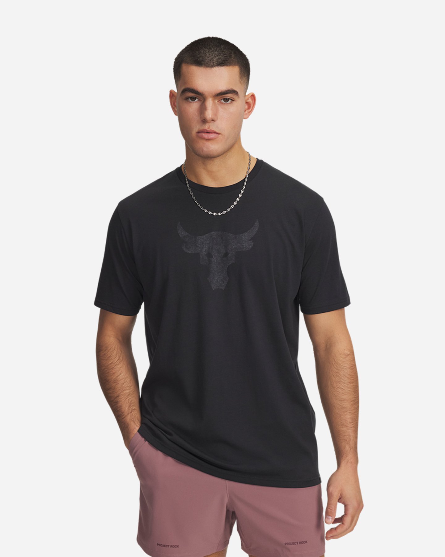 T-shirt UNDER ARMOUR PROJECT ROCK M - Nero - 0 | Cisalfa Sport