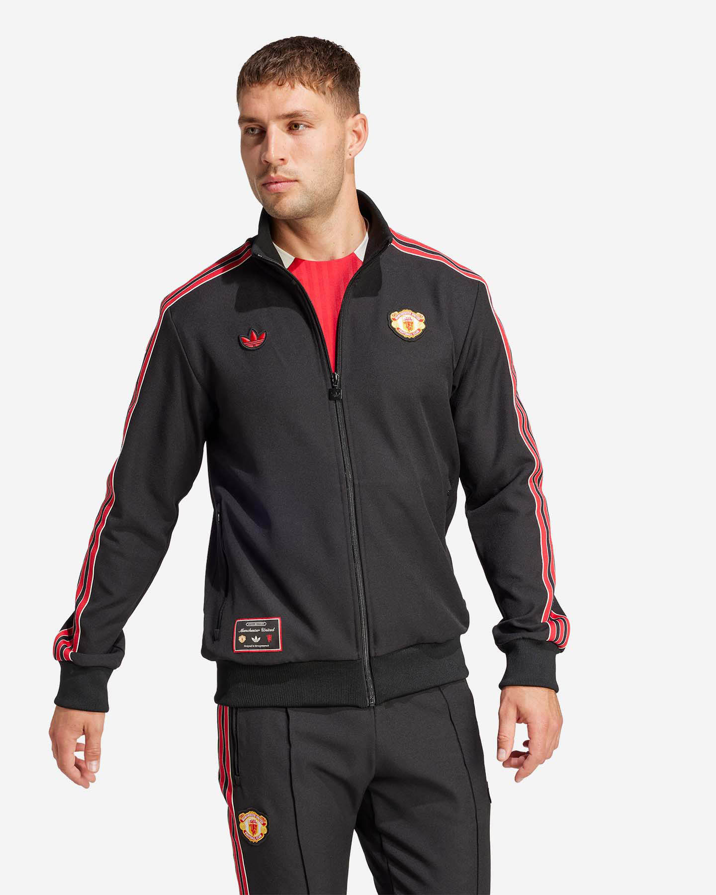 Abbigliamento calcio ufficiale ADIDAS MANCHESTER UNITED FC ICON M - Nero - 3 | Cisalfa Sport