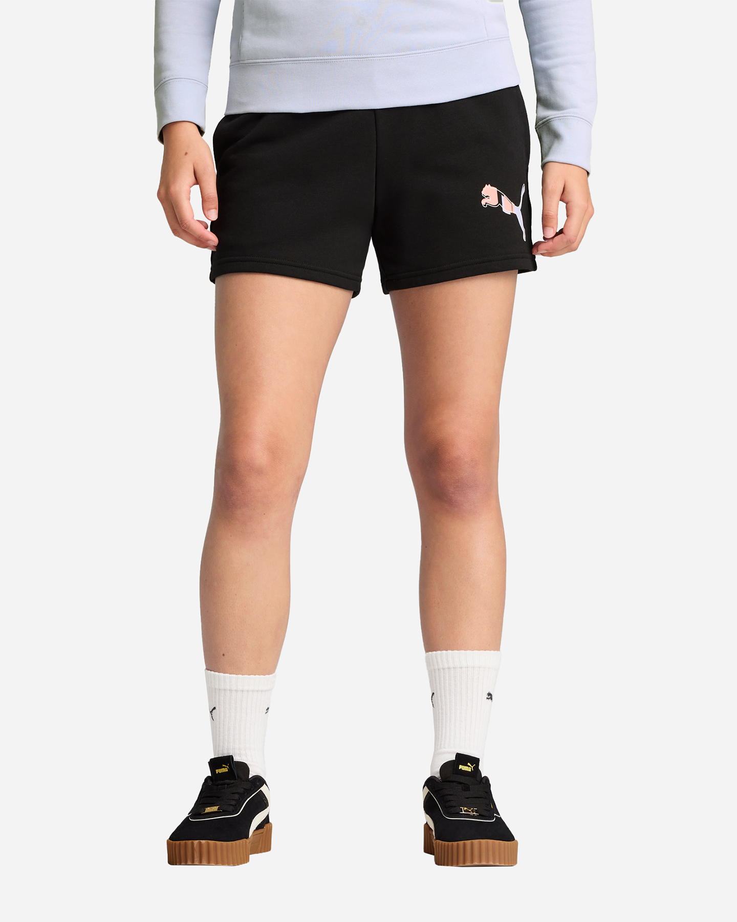 Pantaloncini PUMA LOGOLAB W - Nero - 2 | Cisalfa Sport