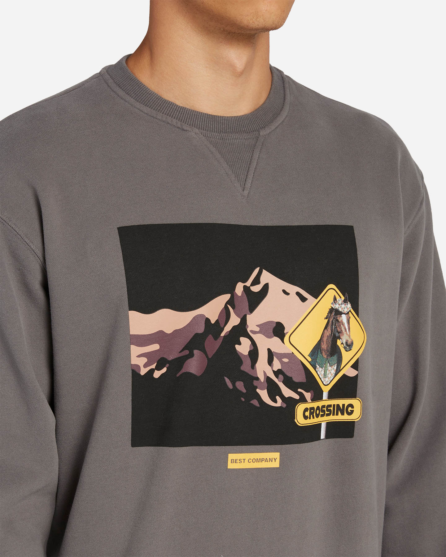 Felpa BEST COMPANY CLASSIC M - Grigio - 4 | Cisalfa Sport