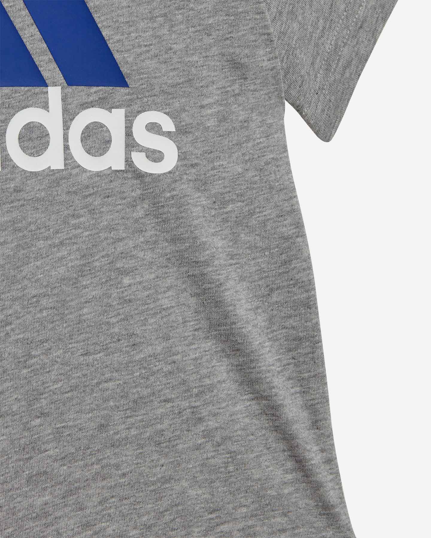 Completo ADIDAS SMALL LOGO JR - Grigio - 2 | Cisalfa Sport