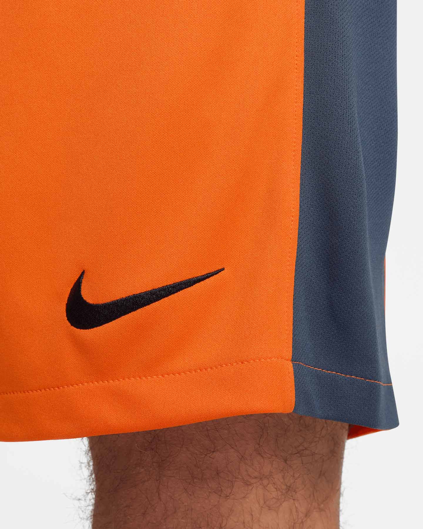 Pantaloncini calcio ufficiali NIKE DRI FIT INTER THIRD 23-24 M - Arancione - 2 | Cisalfa Sport