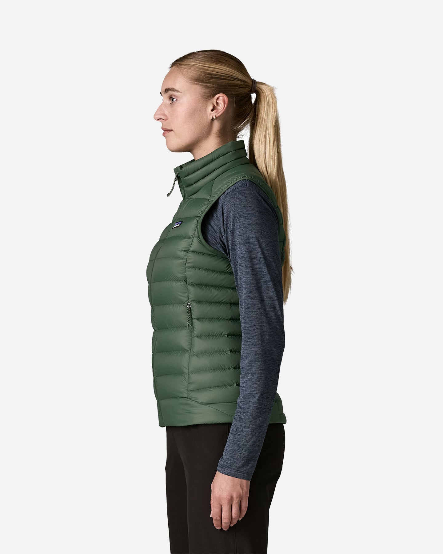 Gilet PATAGONIA DOWN SWEATER W - Verde - 3 | Cisalfa Sport