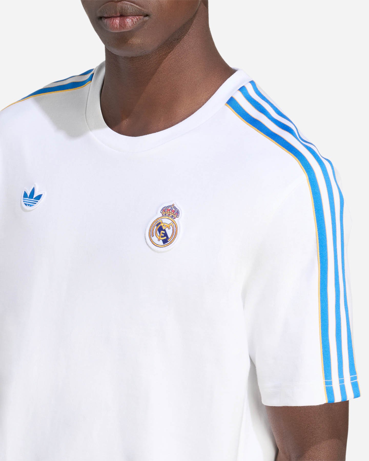 T-shirt ADIDAS ORIGINALS ICONS REAL MADRID M - Bianco - 5 | Cisalfa Sport