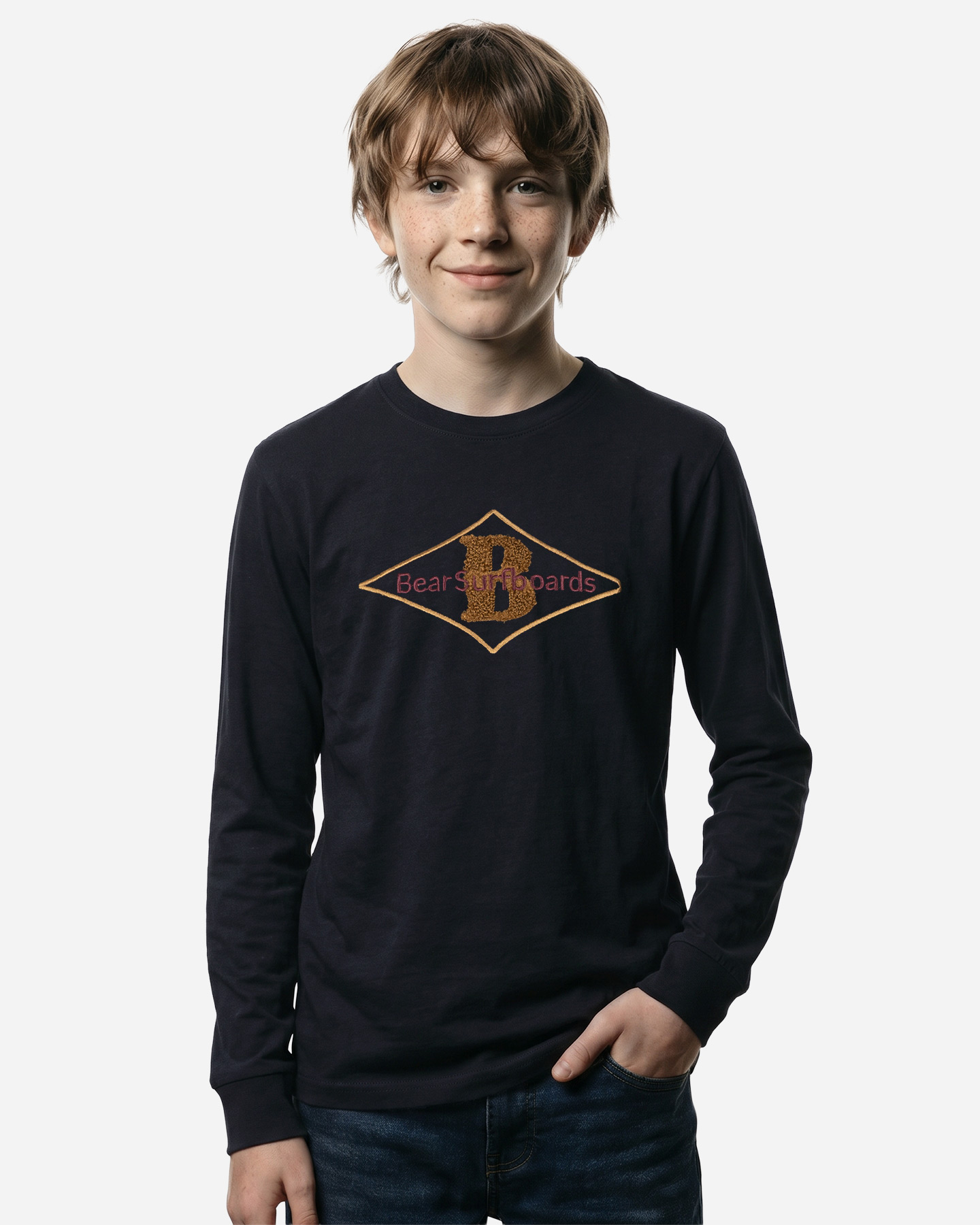 T-shirt BEAR UNEARTHED NATURE JR - Blu - 2 | Cisalfa Sport