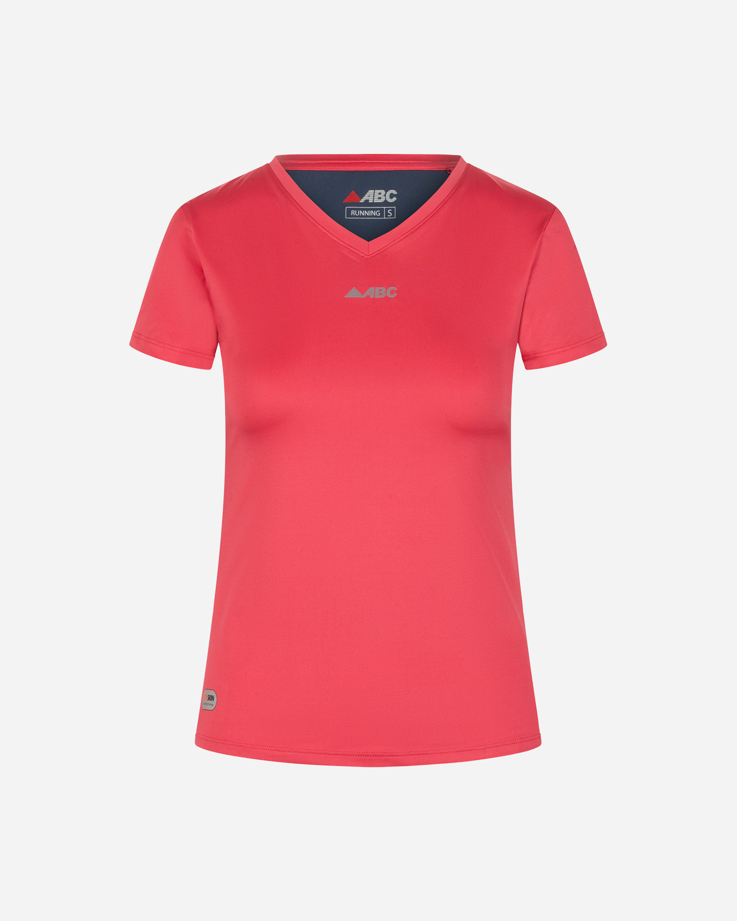 T-shirt running ABC ESSENTIAL W - Rosa - 0 | Cisalfa Sport