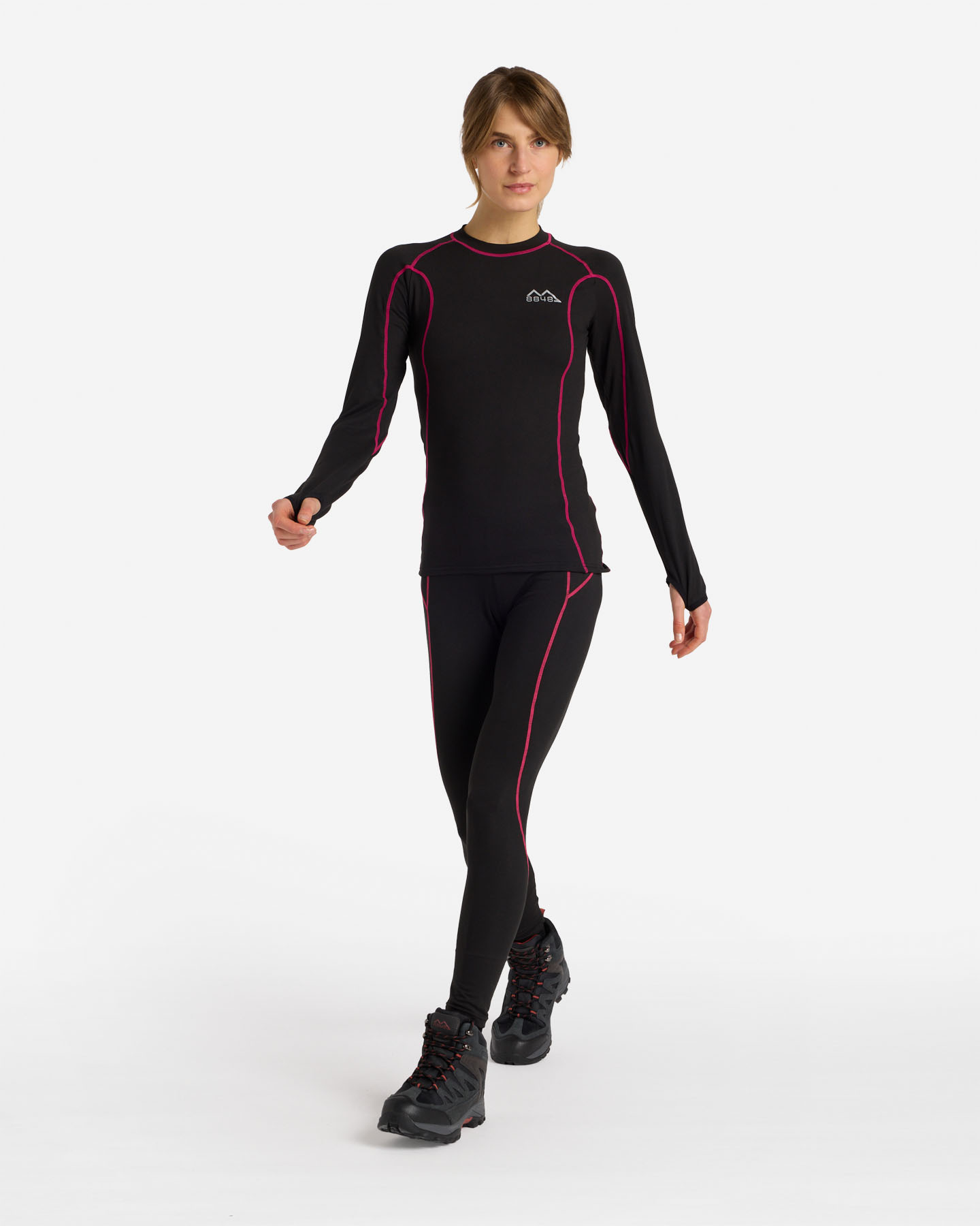 Maglia intimo tecnico 8848 MOUNTAIN ESSENTIAL W - Nero - 4 | Cisalfa Sport