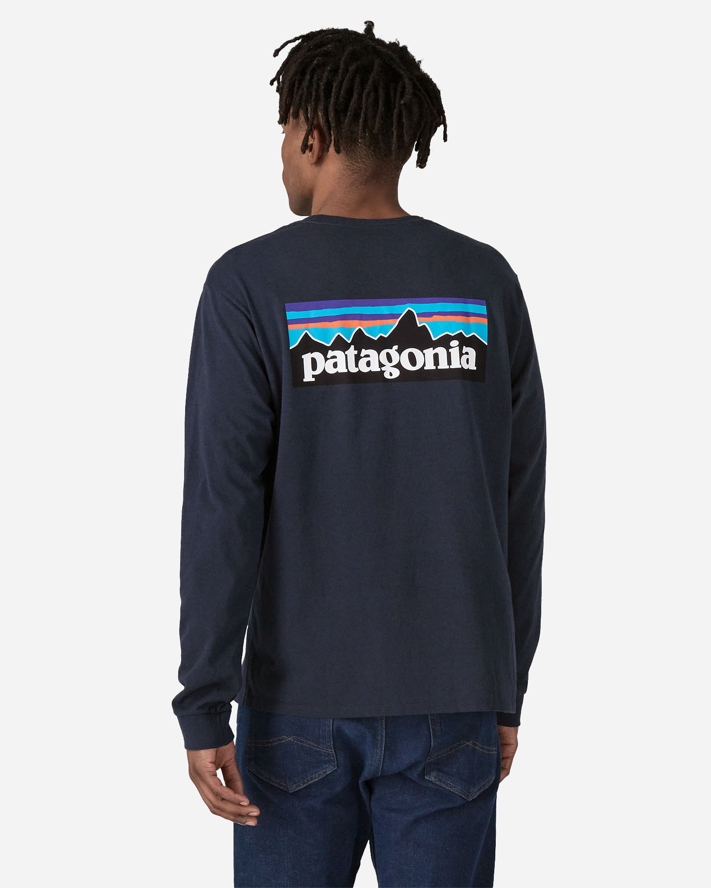 T-shirt PATAGONIA P-6 LOGO M - Blu Navy - 2 | Cisalfa Sport